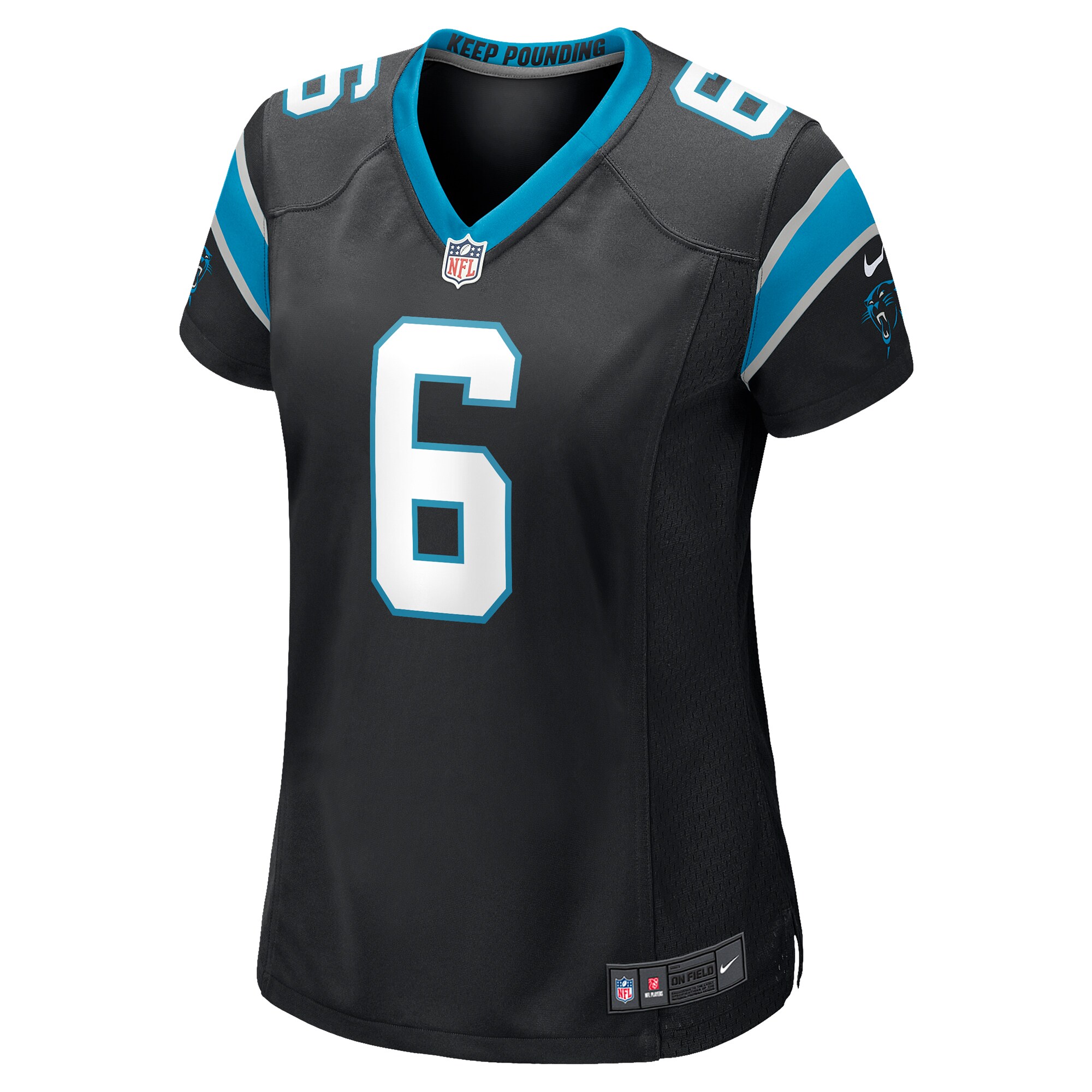 Baker Mayfield Carolina Panthers  Women's Home Player Game Jersey - Black