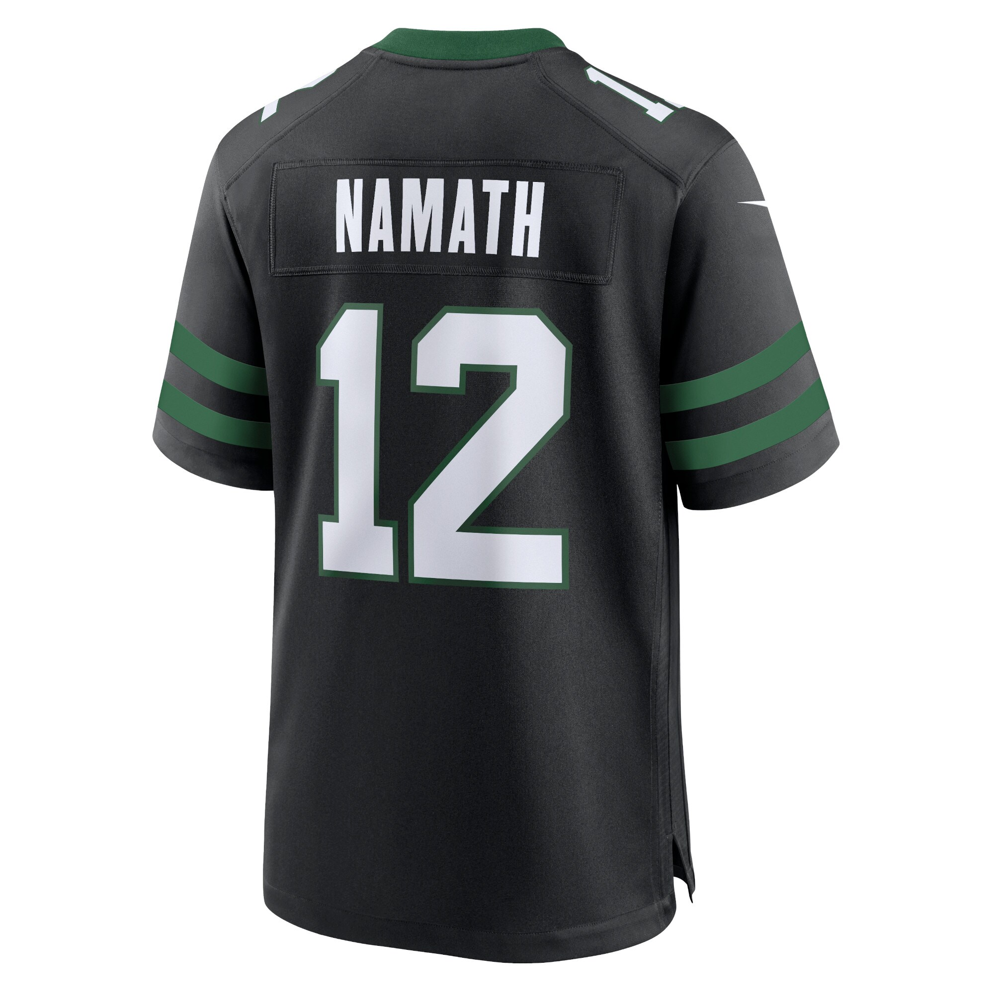 Joe Namath New York Jets  Alternate Retired Player Game Jersey - Legacy Black
