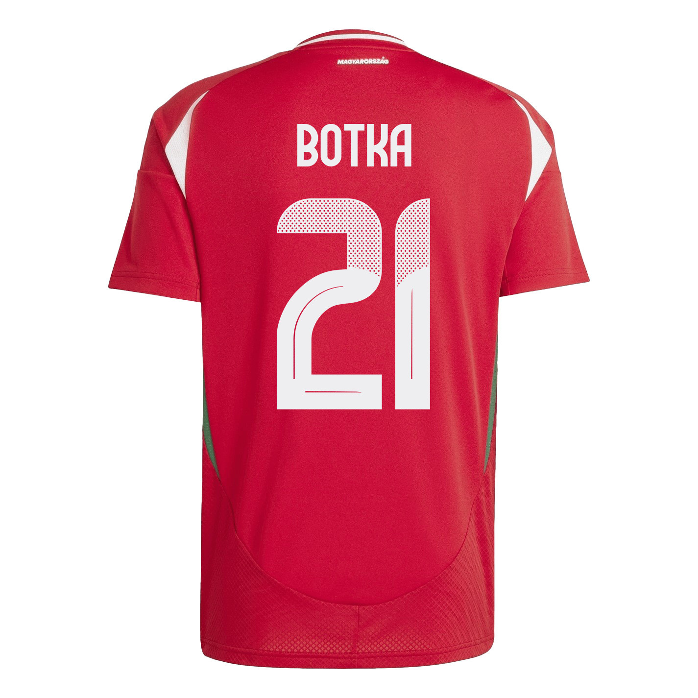 Endre Botka 21 Hungary National Team 2024/25 Home Men Jersey - Red
