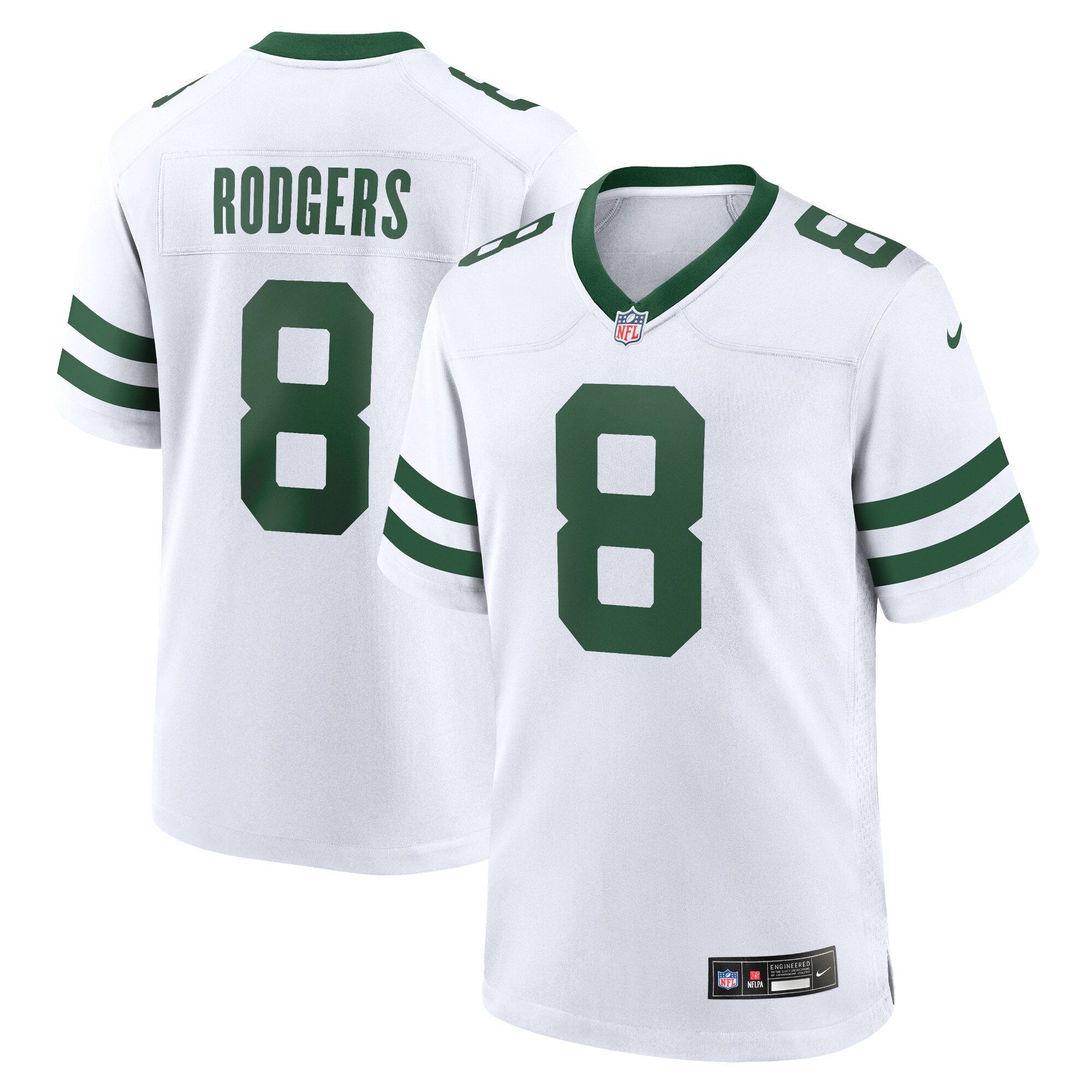 Aaron Rodgers New York Jets  Youth Game Jersey - Legacy White