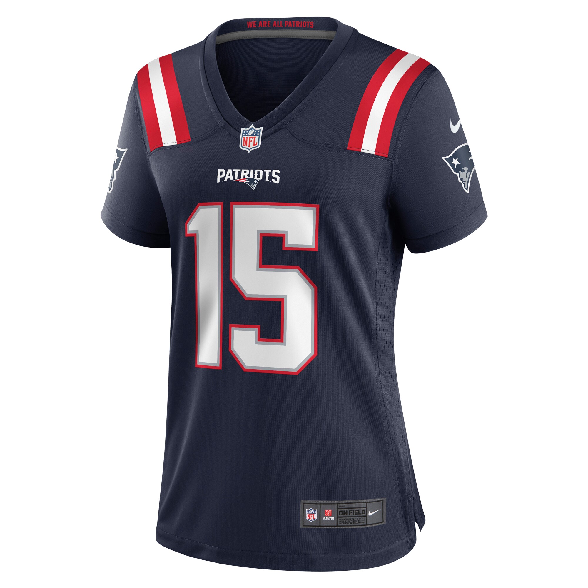 Corliss Waitman New England Patriots  Women's Game Jersey - Navy