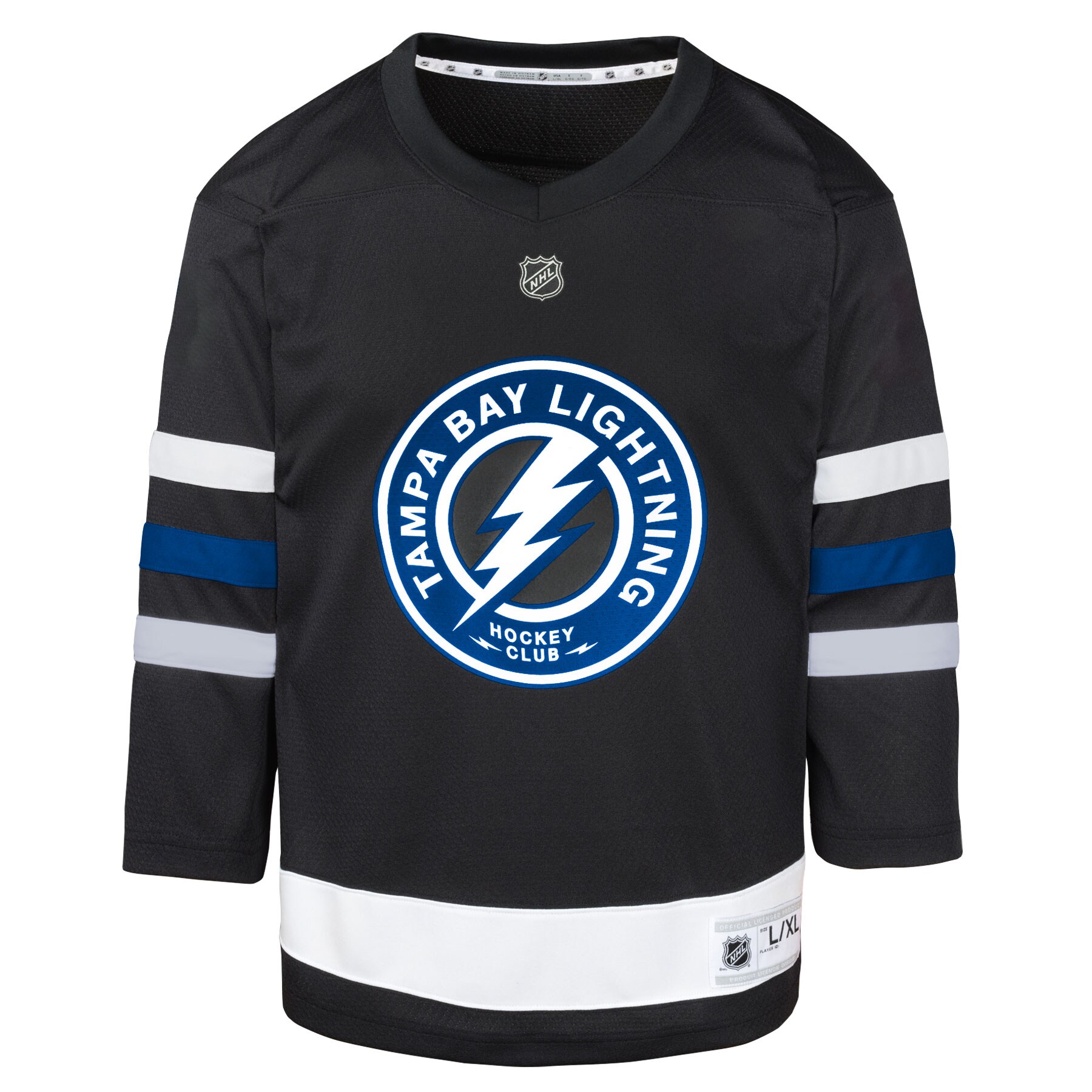 Nikita Kucherov Tampa Bay Lightning Youth Alternate Replica Player Jersey - Black
