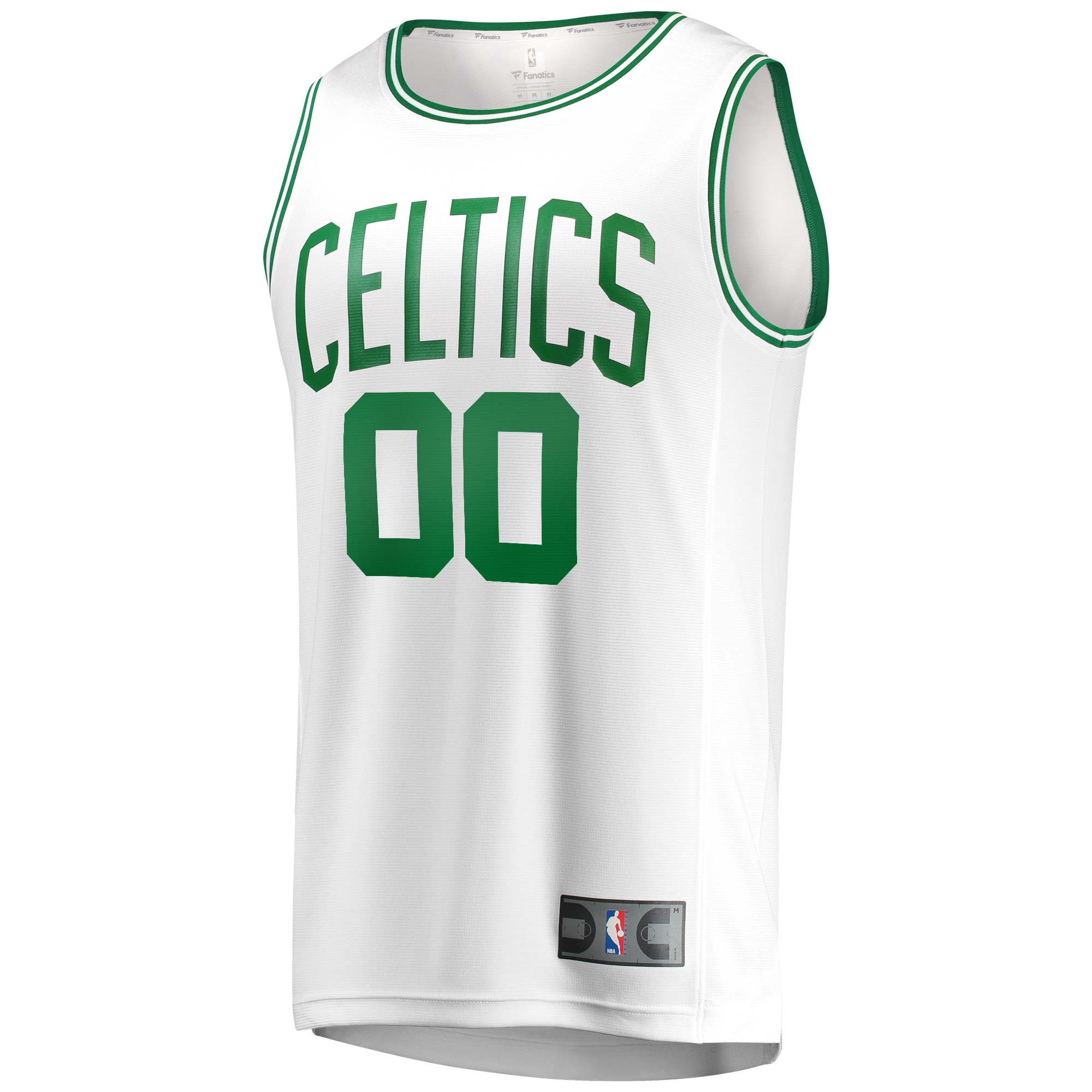 Boston Celtics Fanatics Fast Break Replica Custom Jersey - Association Edition - White