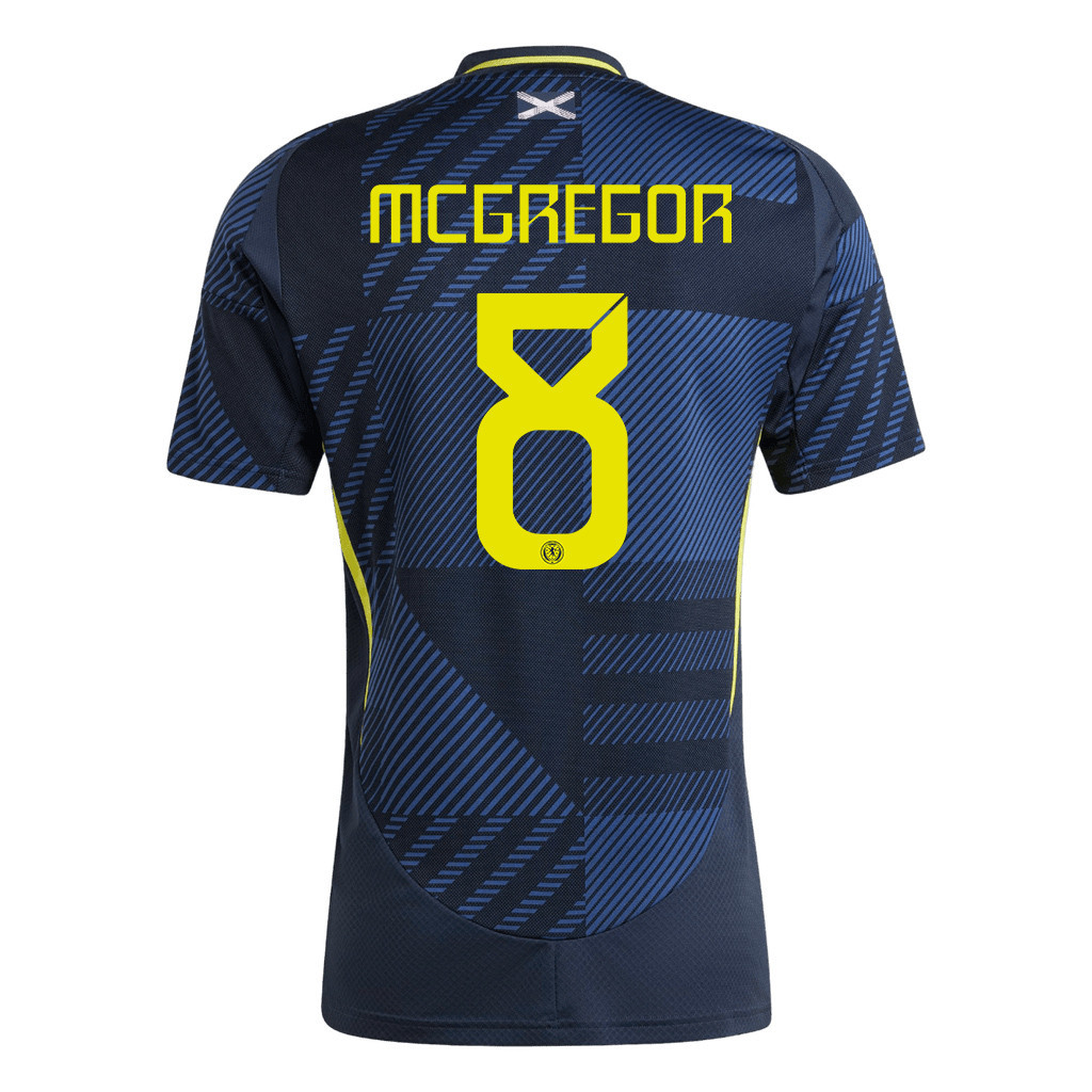 Callum McGregor 8 Scotland National Team 2024 Home Men Jersey - Navy