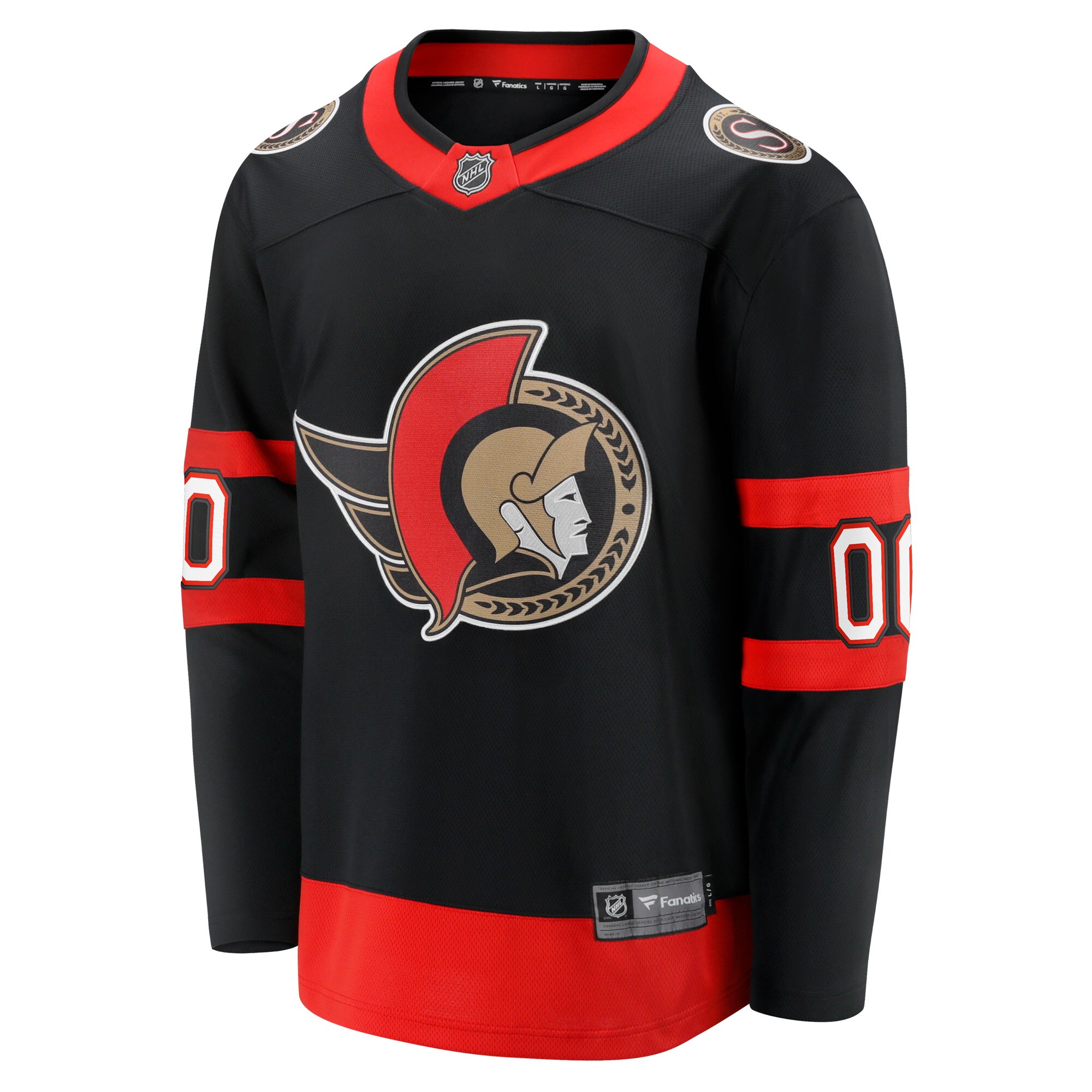Ottawa Senators Fanatics Home Custom Breakaway Jersey - Black