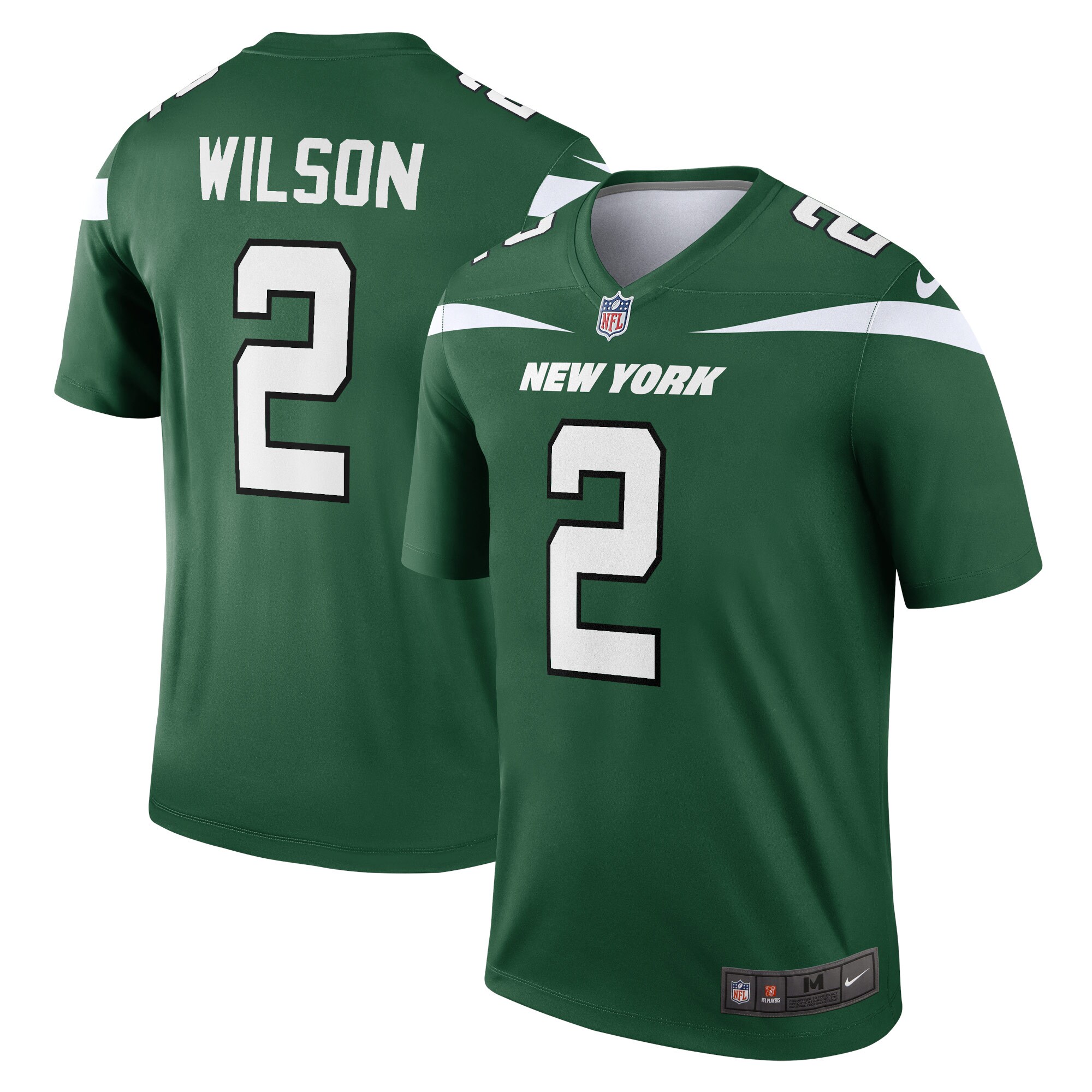 Zach Wilson New York Jets  Legend Jersey - Gotham Green
