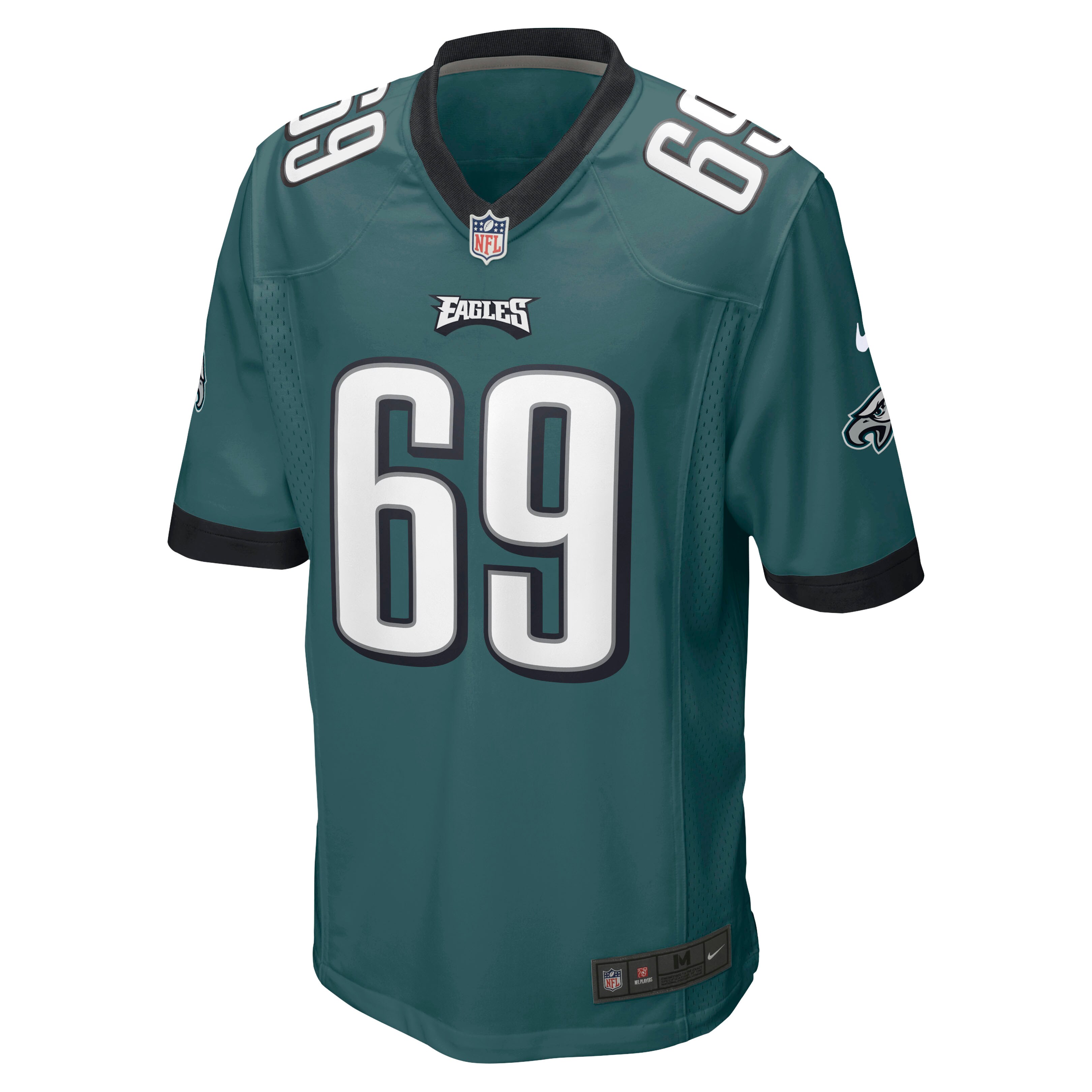 Landon Dickerson Philadelphia Eagles  Game Player Jersey - Midnight Green