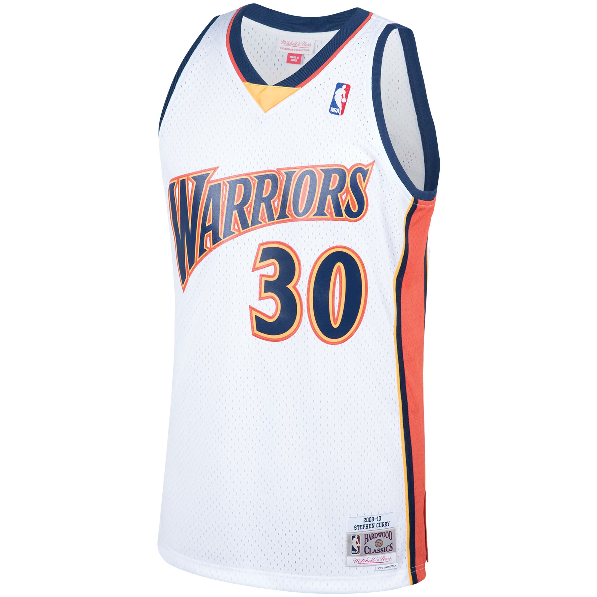 Stephen Curry Golden State Warriors Mitchell & Ness Hardwood Classics Swingman Jersey - White