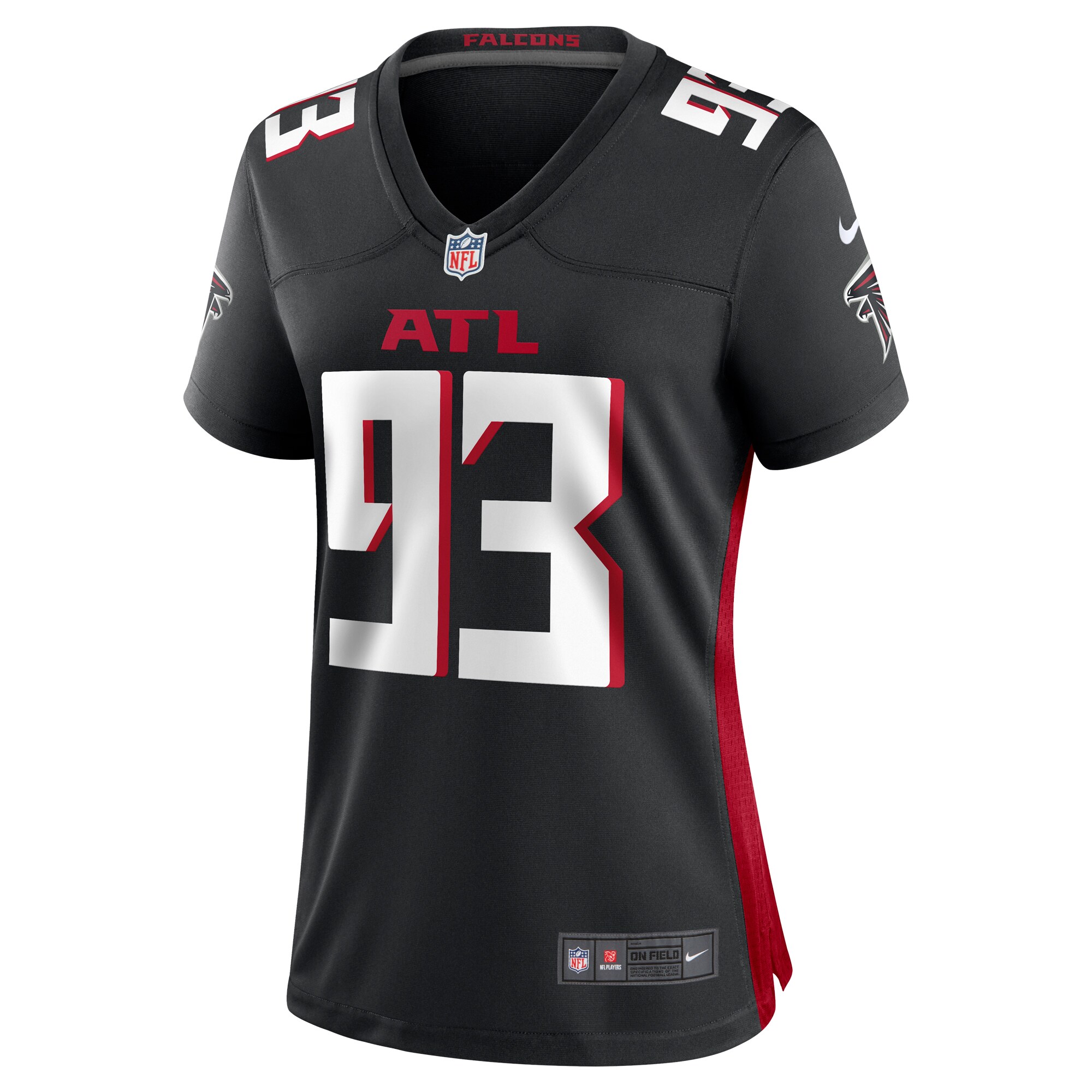 Calais Campbell Atlanta Falcons  Women's Game Player Jersey - Red