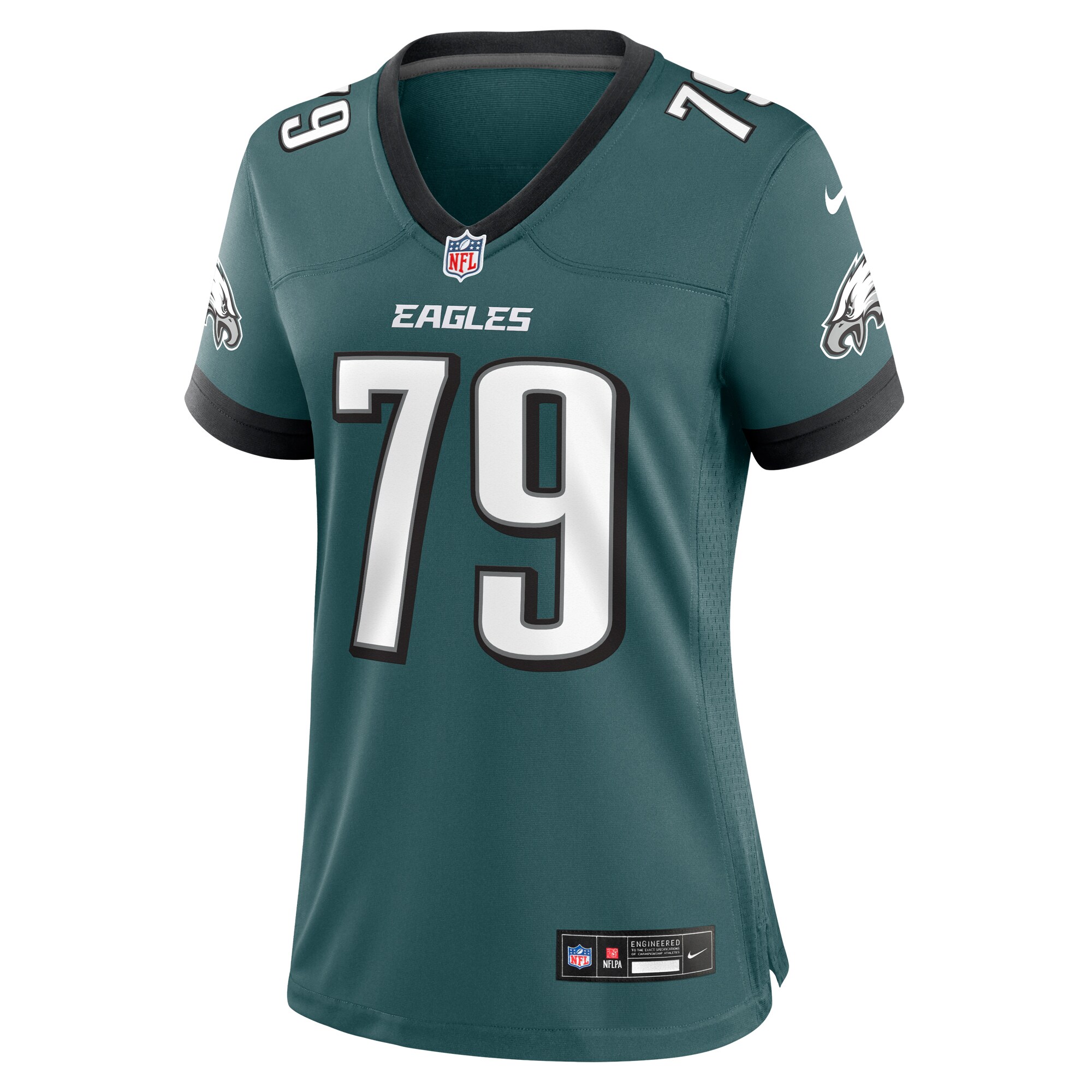 Lecitus Smith Philadelphia Eagles  Women's  Game Jersey - Midnight Green