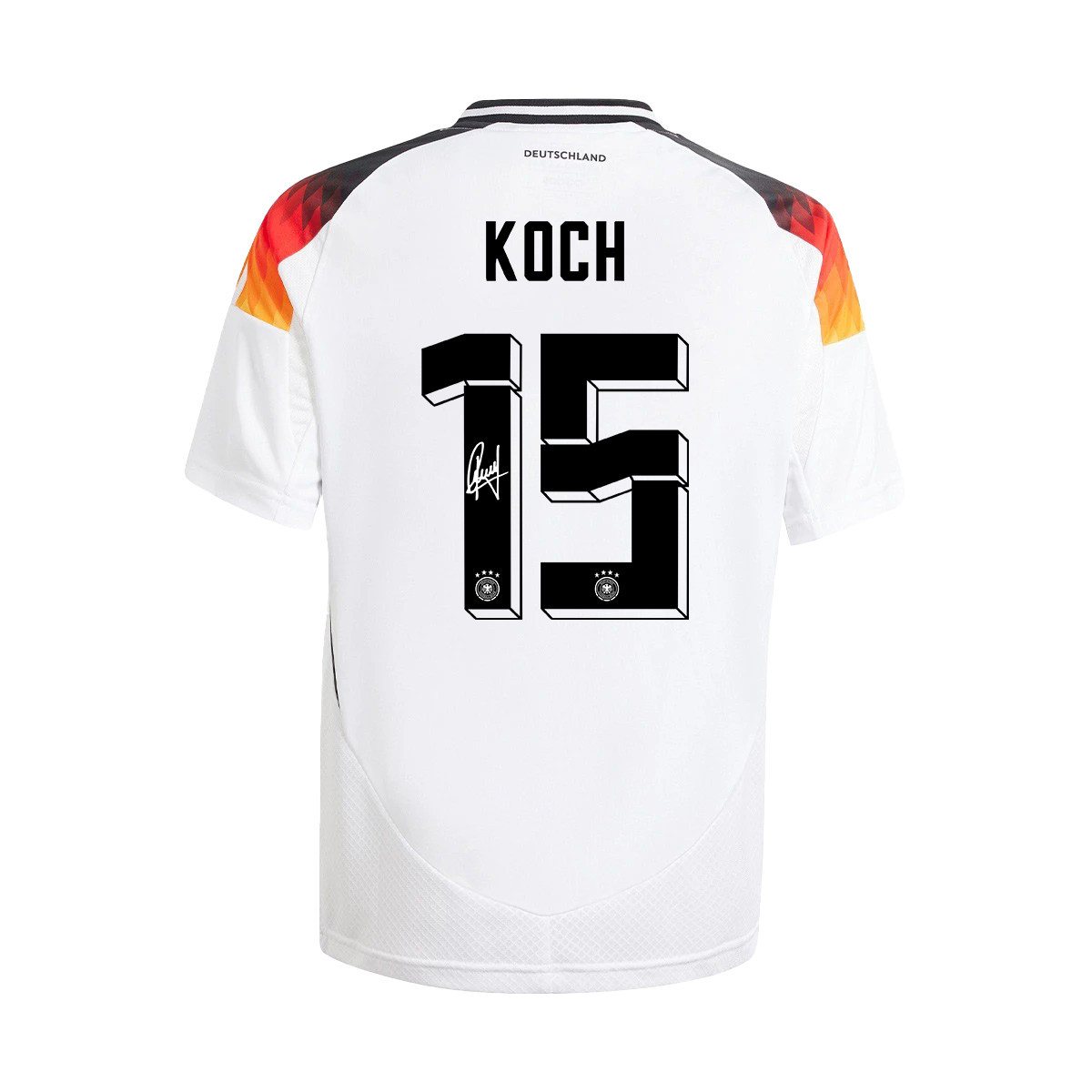 Robin Koch 15 Signed Germany National Team 2024/25 YOUTH Jersey Autographed - Home