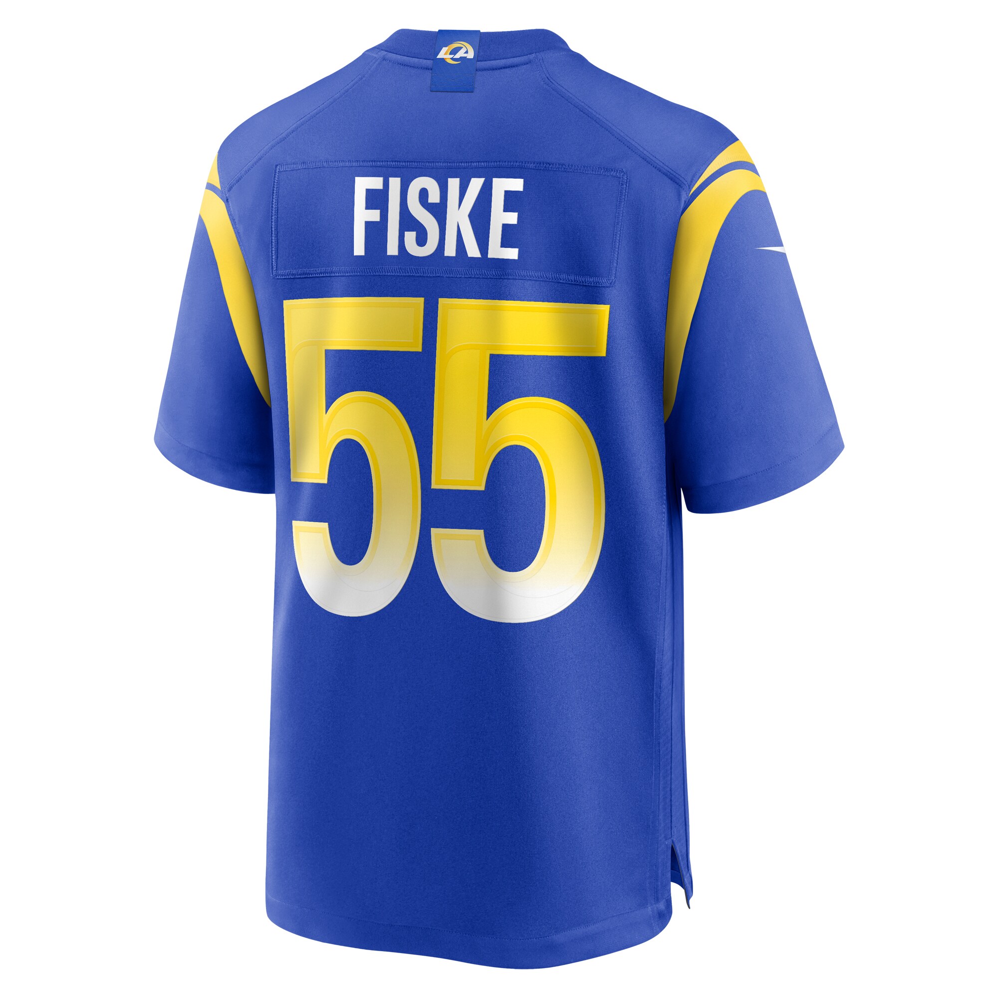 Braden Fiske Los Angeles Rams  Team Game Jersey -  Royal