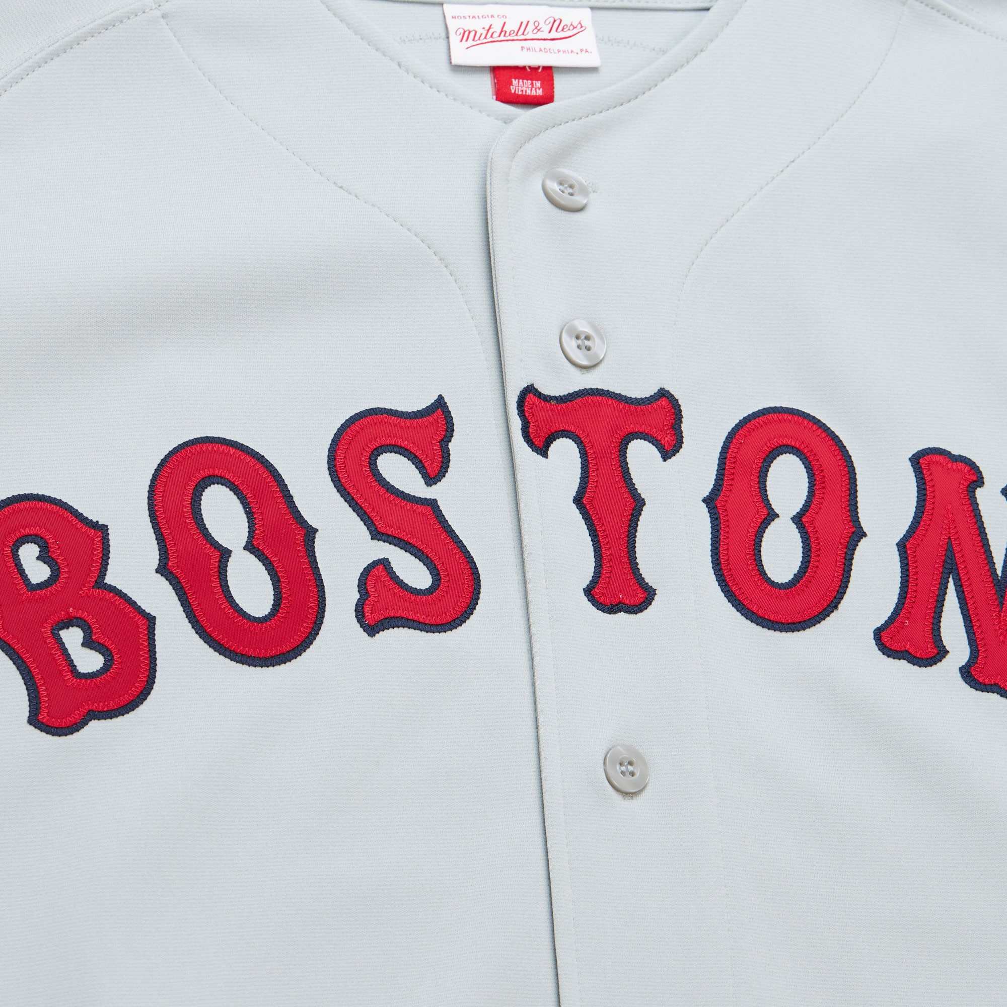 Pedro Martinez Boston Red Sox Mitchell & Ness 2004 Cooperstown Collection Authentic Throwback Jersey - Gray