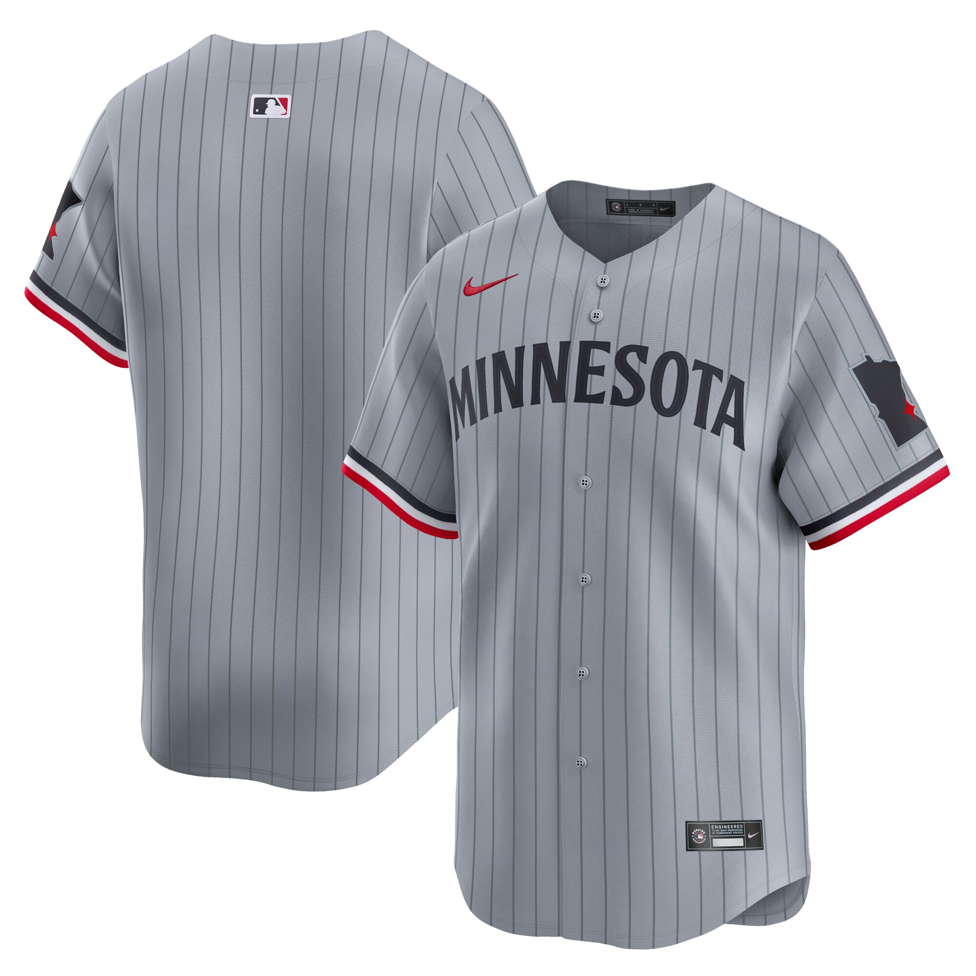 Minnesota Twins  Road Limited Jersey\u00c2\u00a0\u00e2\u20ac\u201c Gray