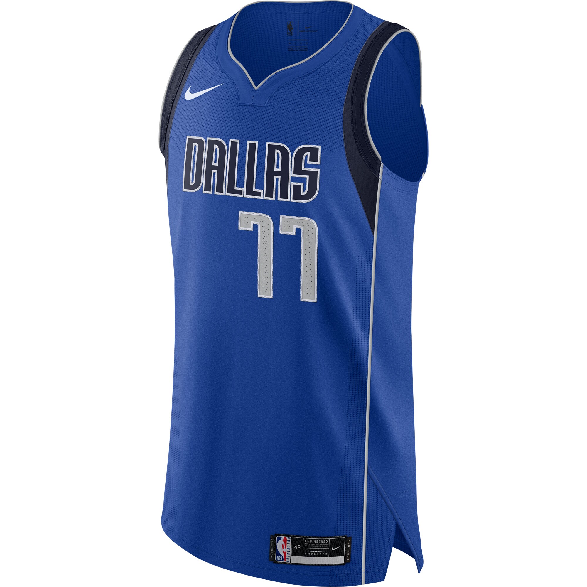 Luka Don\u00c4\u008di\u00c4\u2021 Dallas Mavericks  Authentic Jersey - Icon Edition - Blue