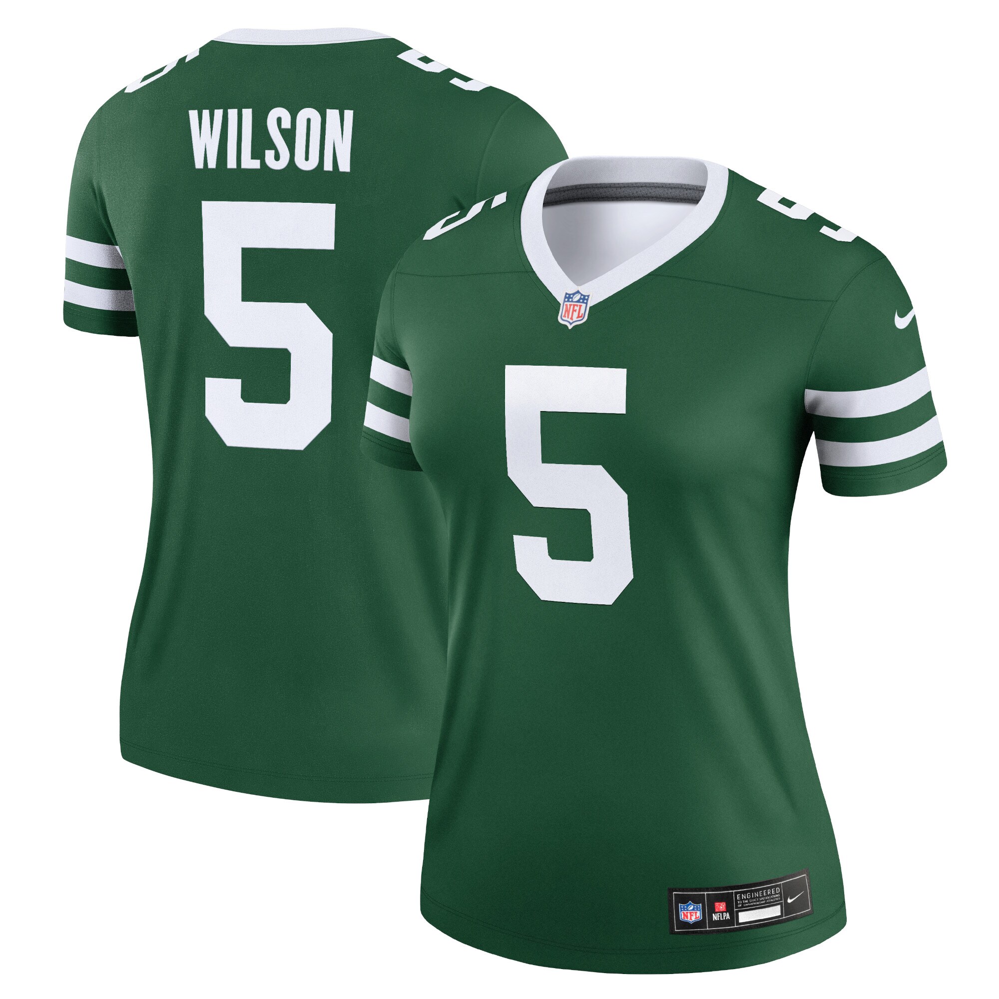 Garrett Wilson New York Jets  Women's Legend Jersey - Legacy Green