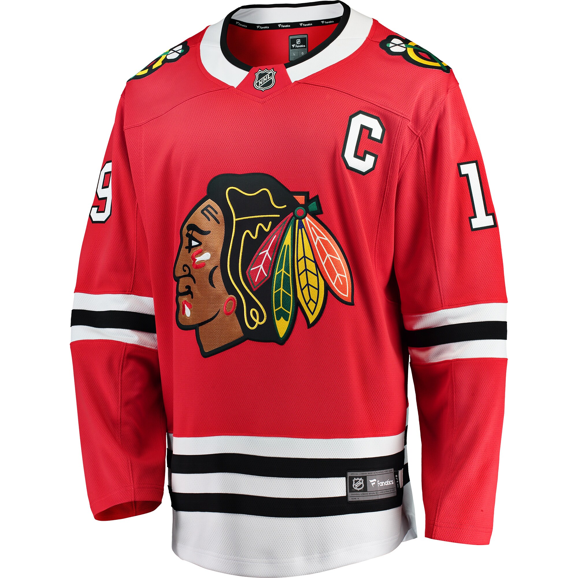 Jonathan Toews Chicago Blackhawks Fanatics Breakaway Player Jersey - Red