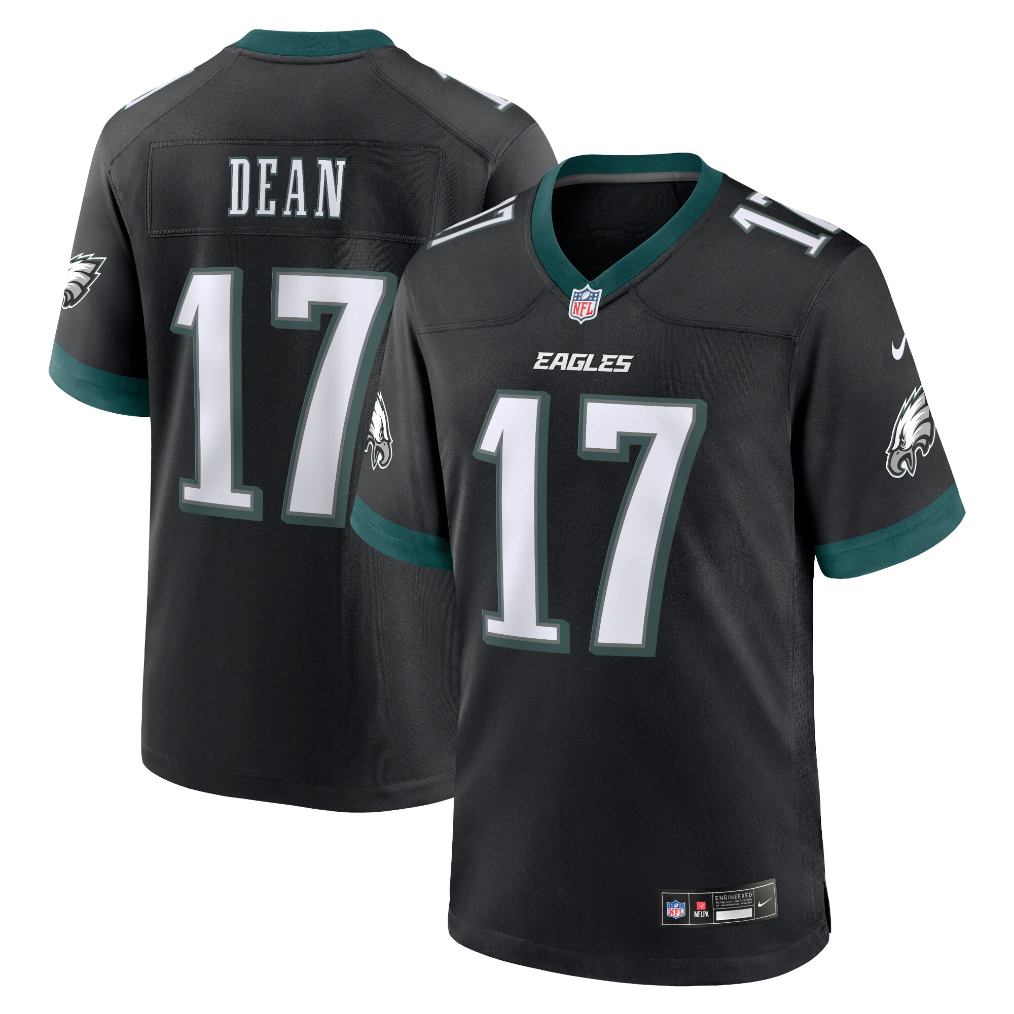 Nakobe Dean Philadelphia Eagles  Alternate Game Jersey - Black
