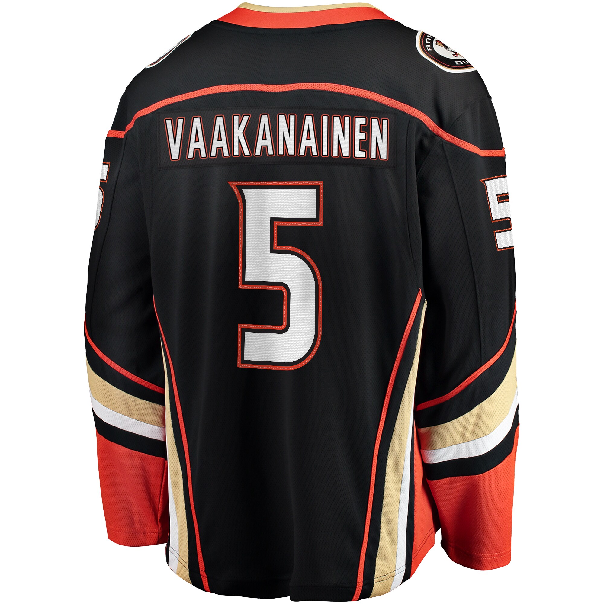 Urho Vaakanainen Anaheim Ducks Fanatics Home Premier Breakaway Player Jersey - Black