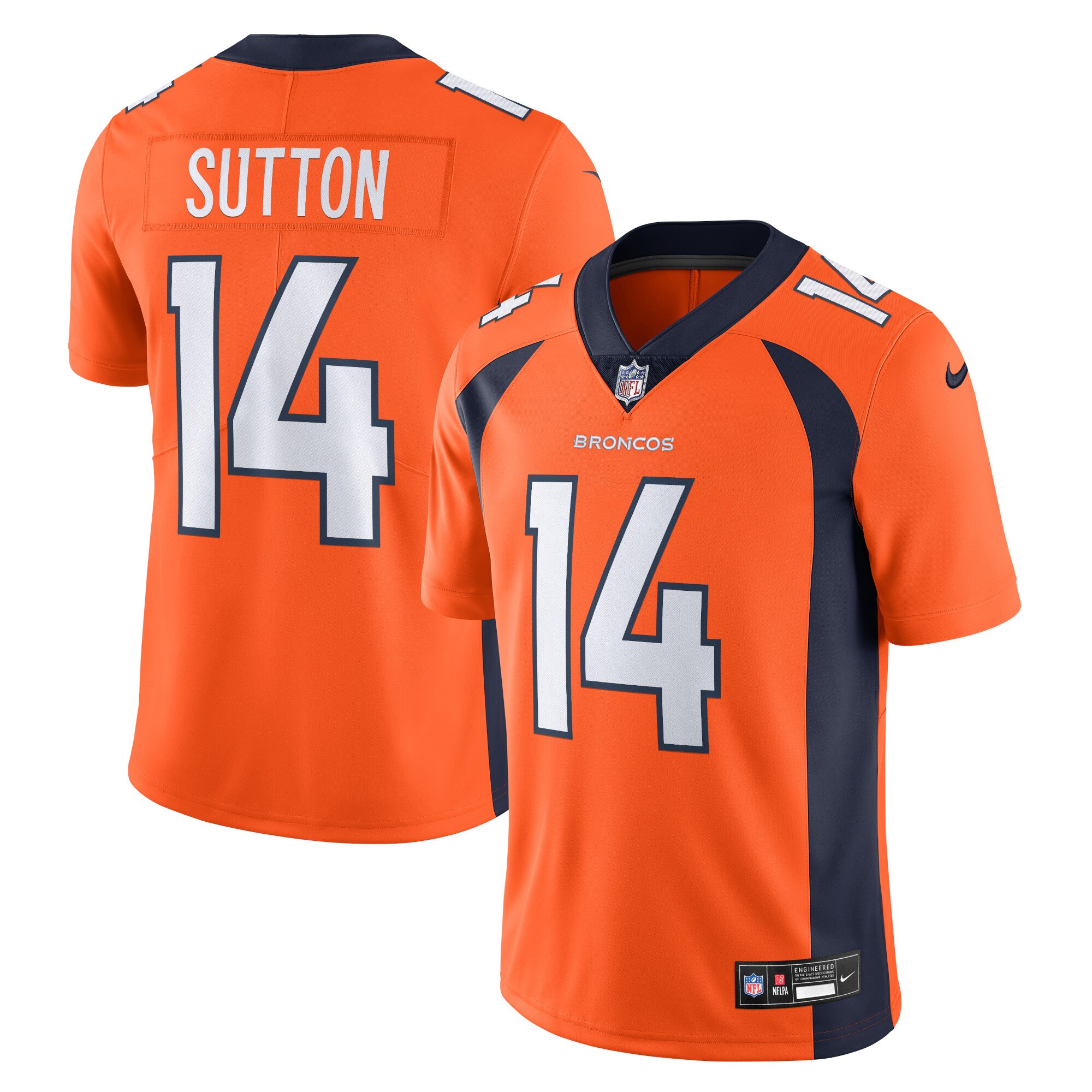 Courtland Sutton Denver Broncos   Vapor Untouchable Limited Jersey - Orange