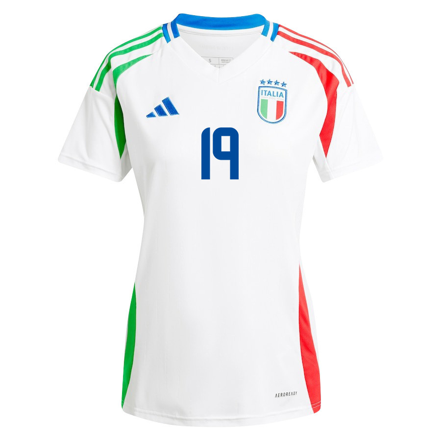 Mateo Retegui 19 Italy National Team 2024/25 Away Women Jersey - White