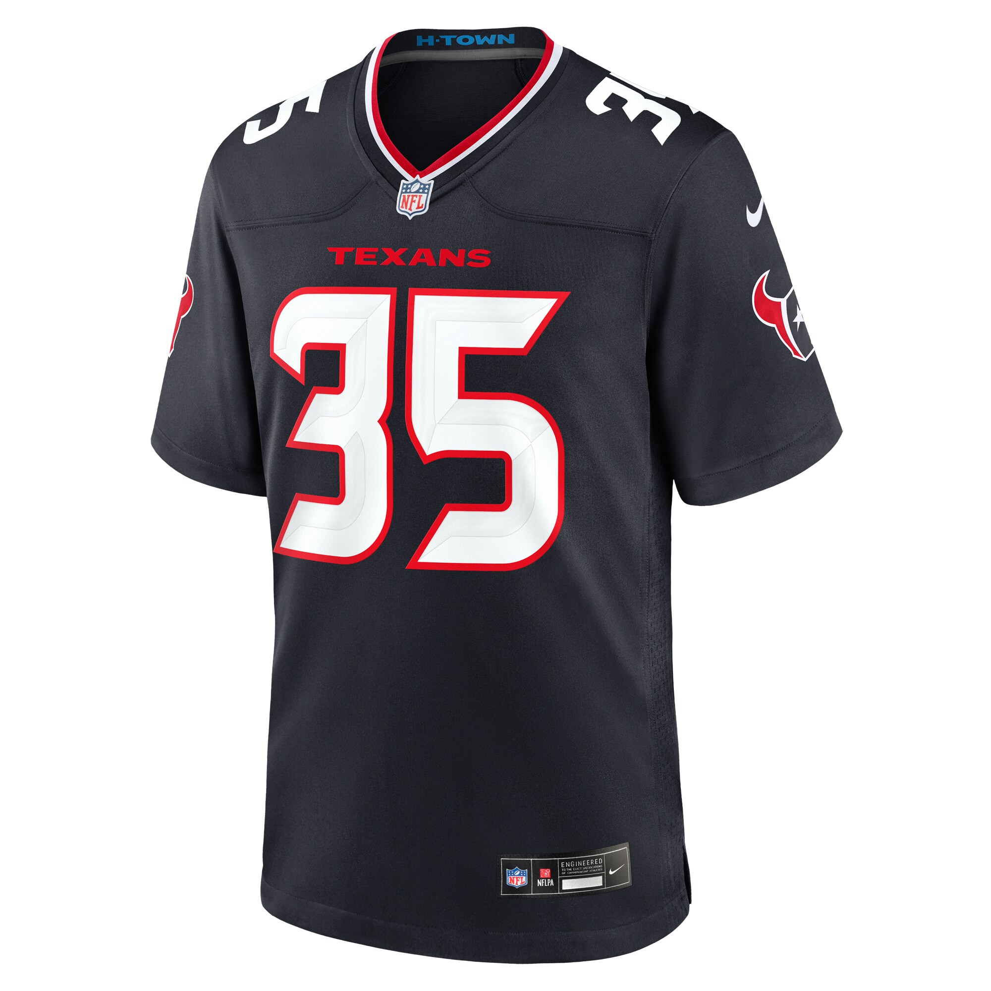 Jake Hansen Houston Texans  Team Game Jersey -  Navy