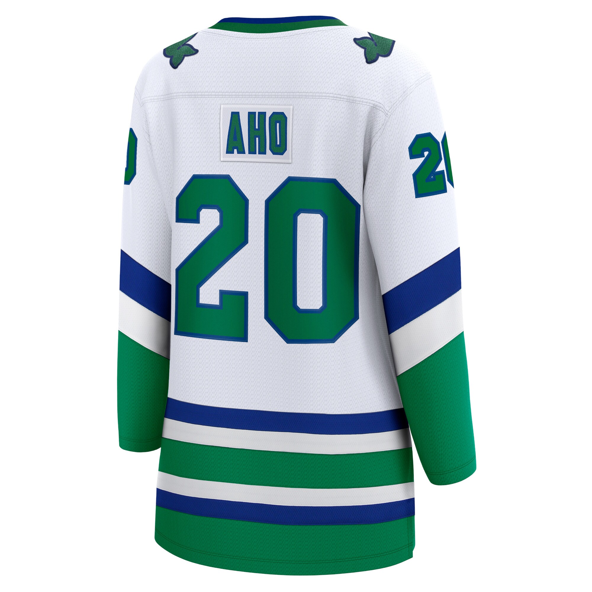 Sebastian Aho Carolina Hurricanes Fanatics Women's Whalers Premier Breakaway Jersey - White