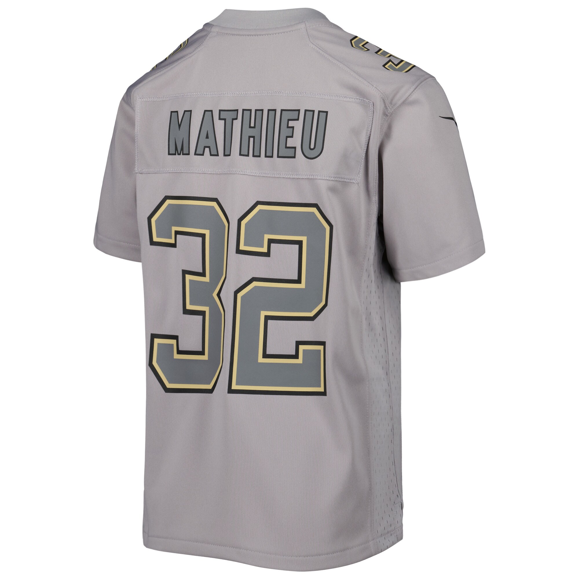 Tyrann Mathieu New Orleans Saints  Youth Atmosphere Game Jersey - Gray