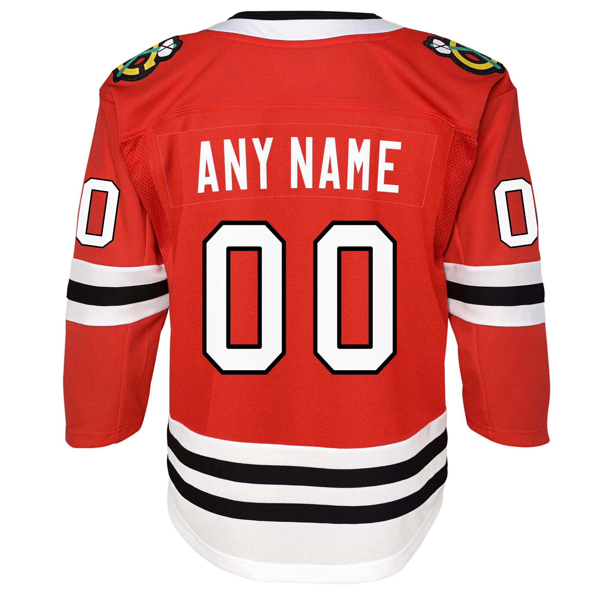 Chicago Blackhawks Youth Premier Custom Jersey - Red