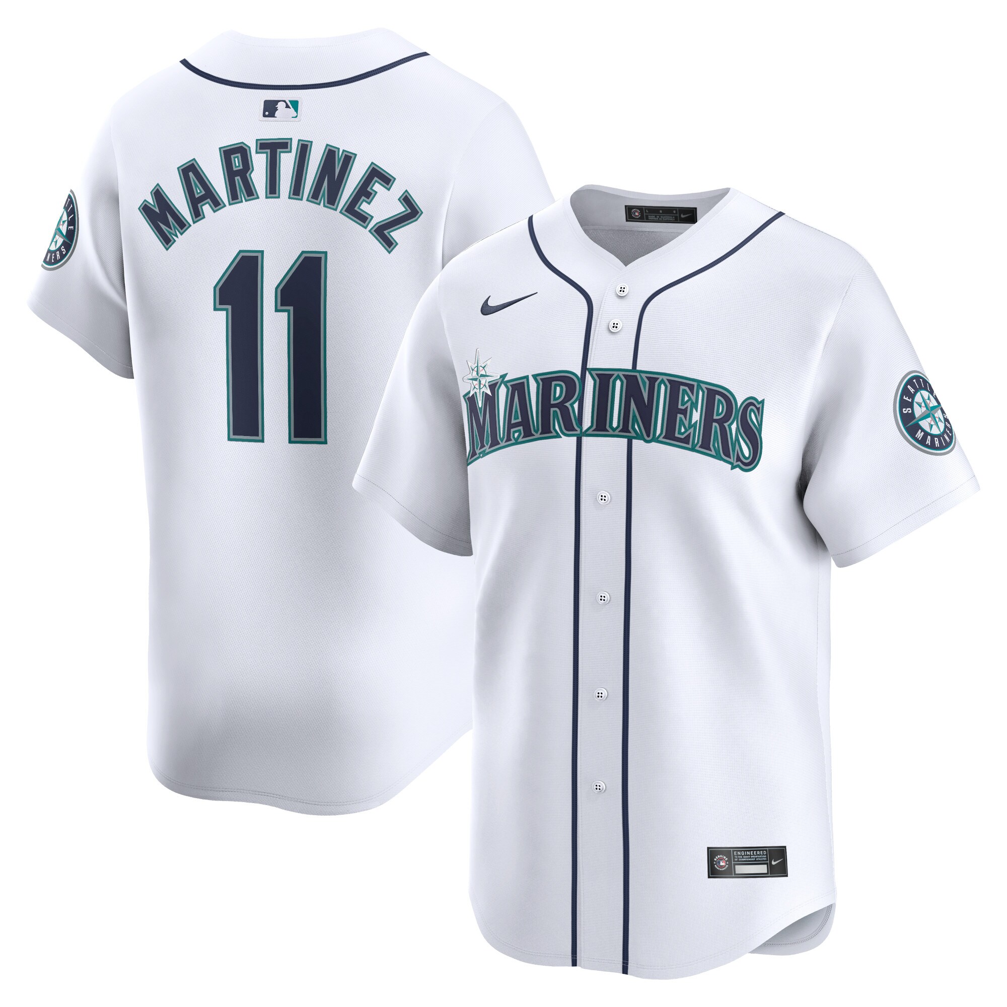 Edgar Martinez Seattle Mariners  Home Limited Player Jersey - White