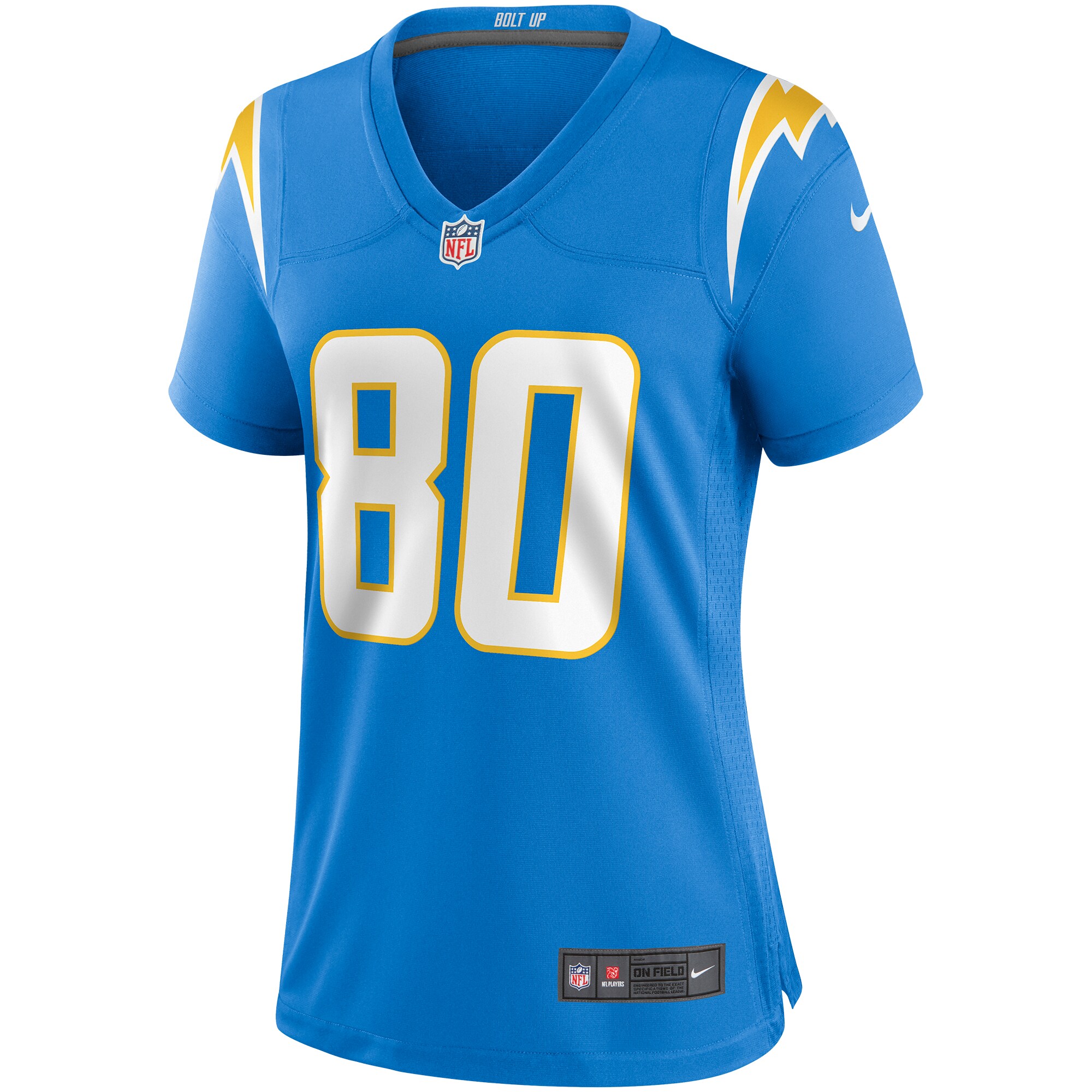 Kellen Winslow Los Angeles Chargers  Women's Game Retired Player Jersey - Powder Blue