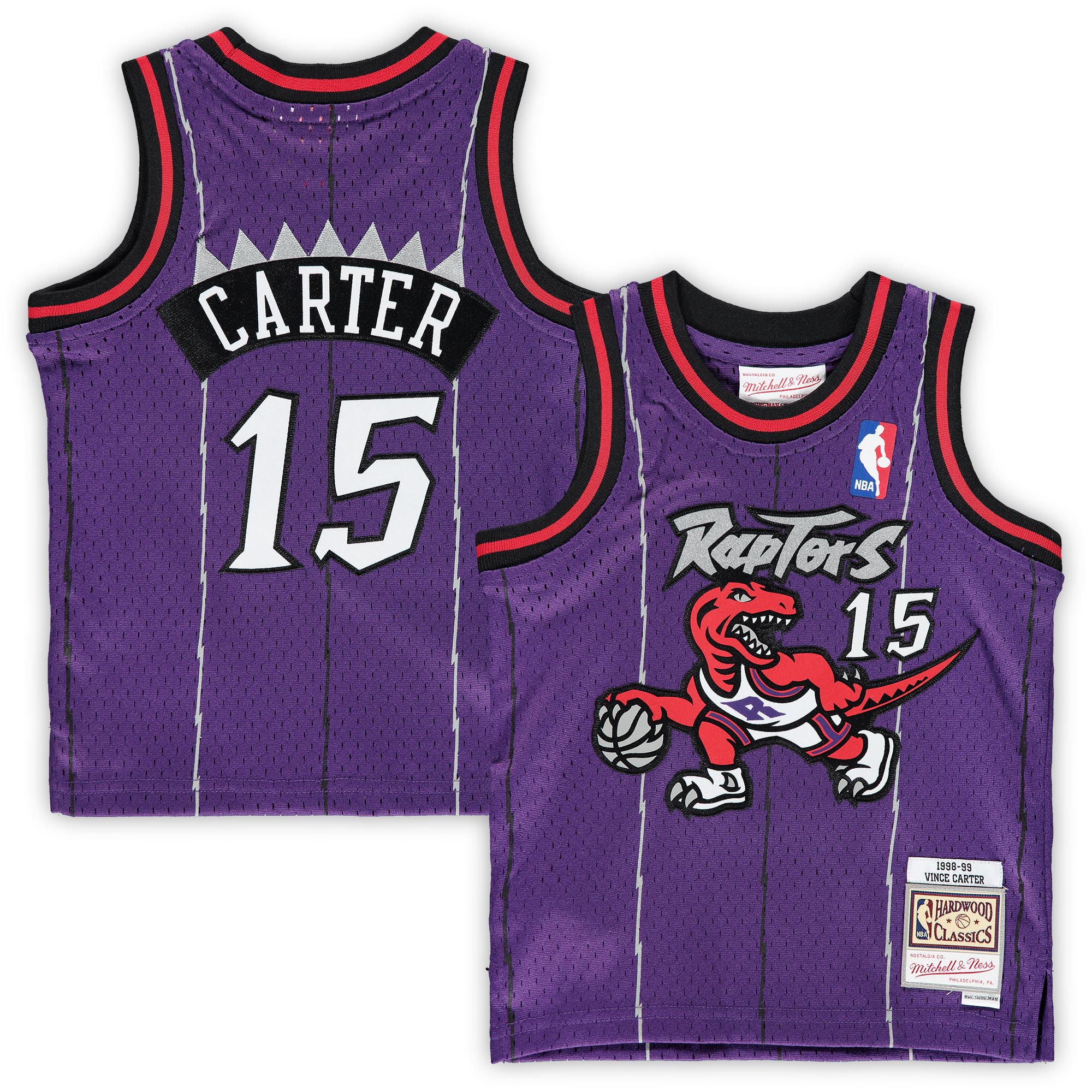 Vince Carter Toronto Raptors Mitchell & Ness Infant 1998\/99 Hardwood Classics Retired Player Jersey - Purple