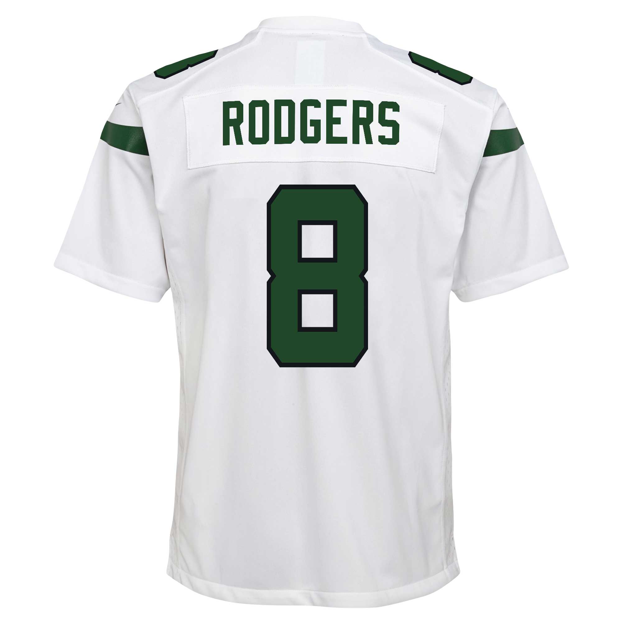 Aaron Rodgers New York Jets  Youth Game Jersey - White