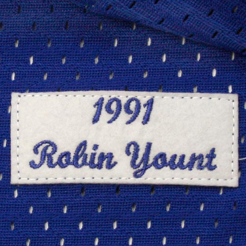 Robin Yount Milwaukee Brewers Mitchell & Ness Cooperstown Mesh Batting Practice Jersey - Royal