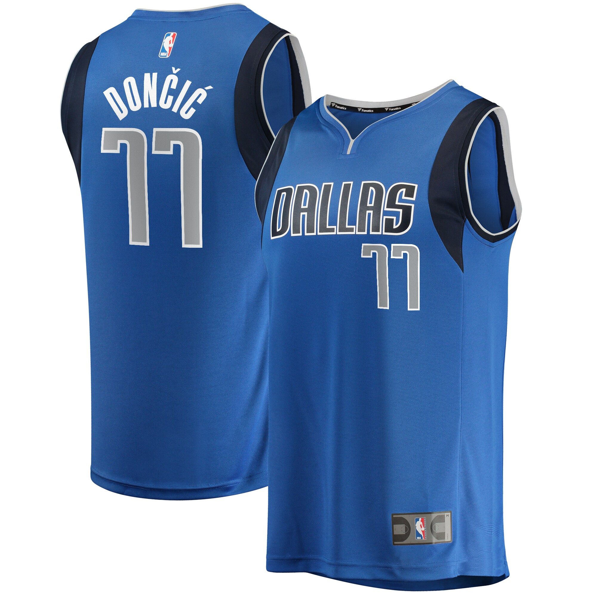 Luka Doncic Dallas Mavericks Fanatics Youth Fast Break Player Jersey - Icon Edition - Blue