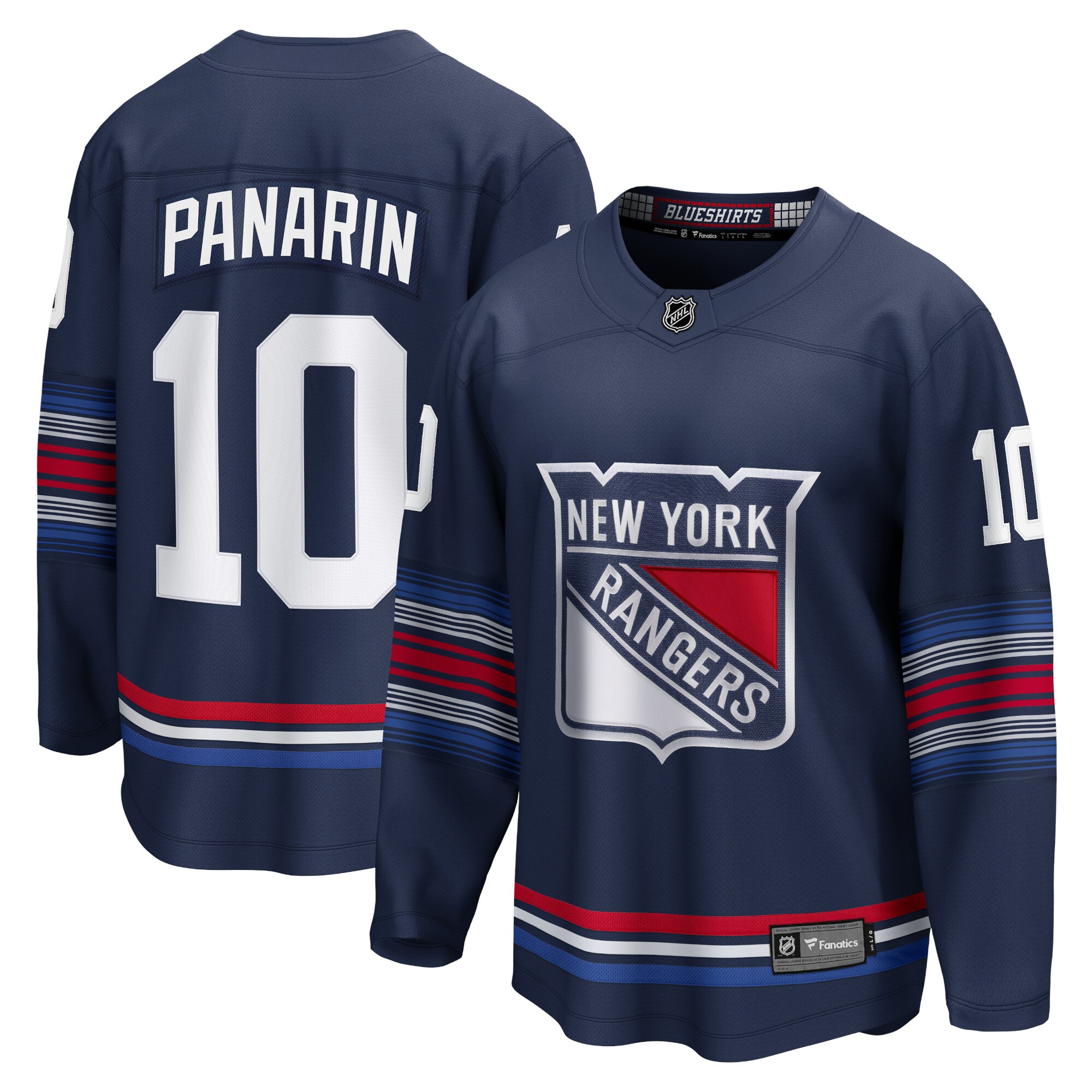 Artemi Panarin New York Rangers Fanatics Alternate Premier Breakaway Player Jersey - Navy