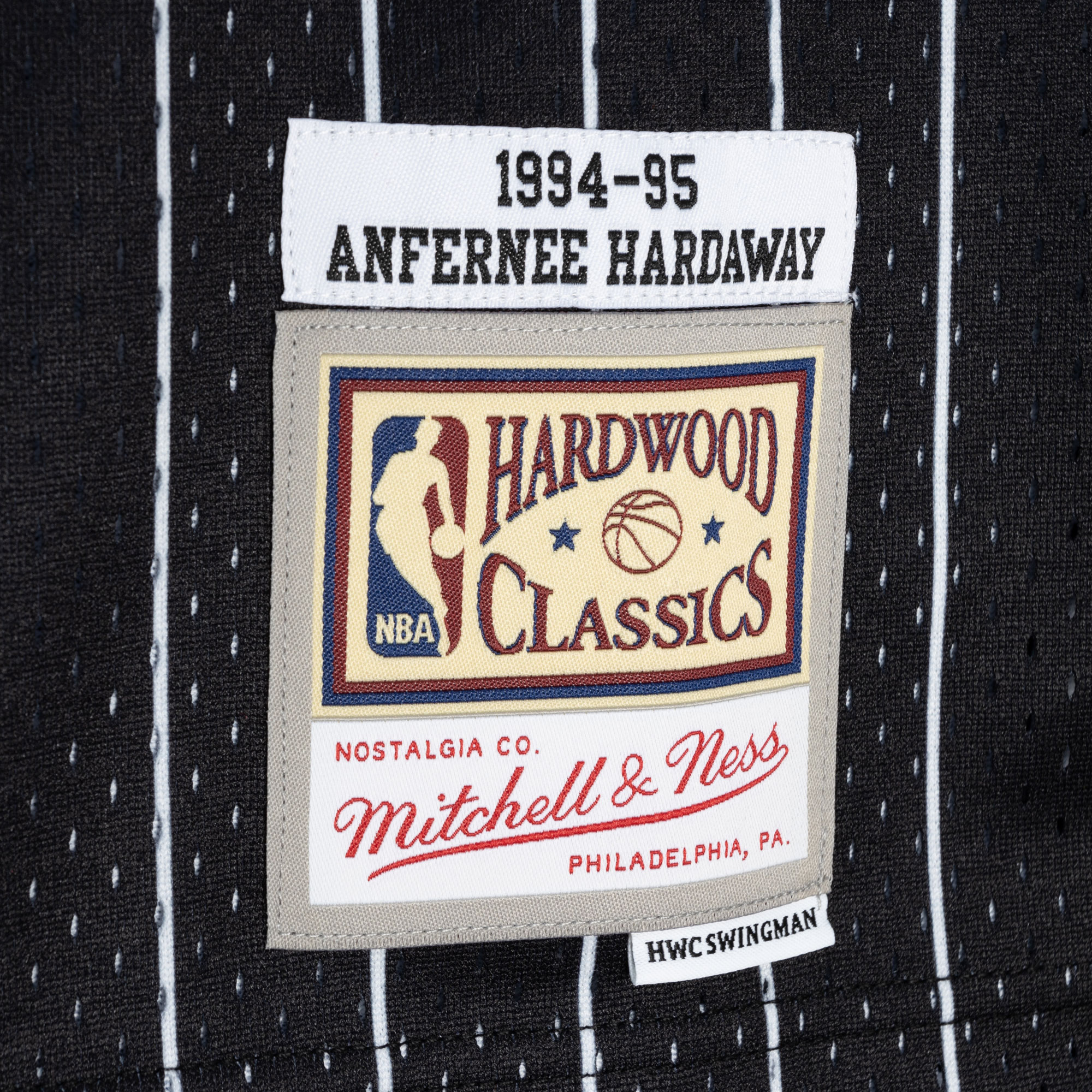 Penny Hardaway Orlando Magic Mitchell & Ness Hardwood Classics 1994\/95 Split Swingman Jersey - Blue\/Black