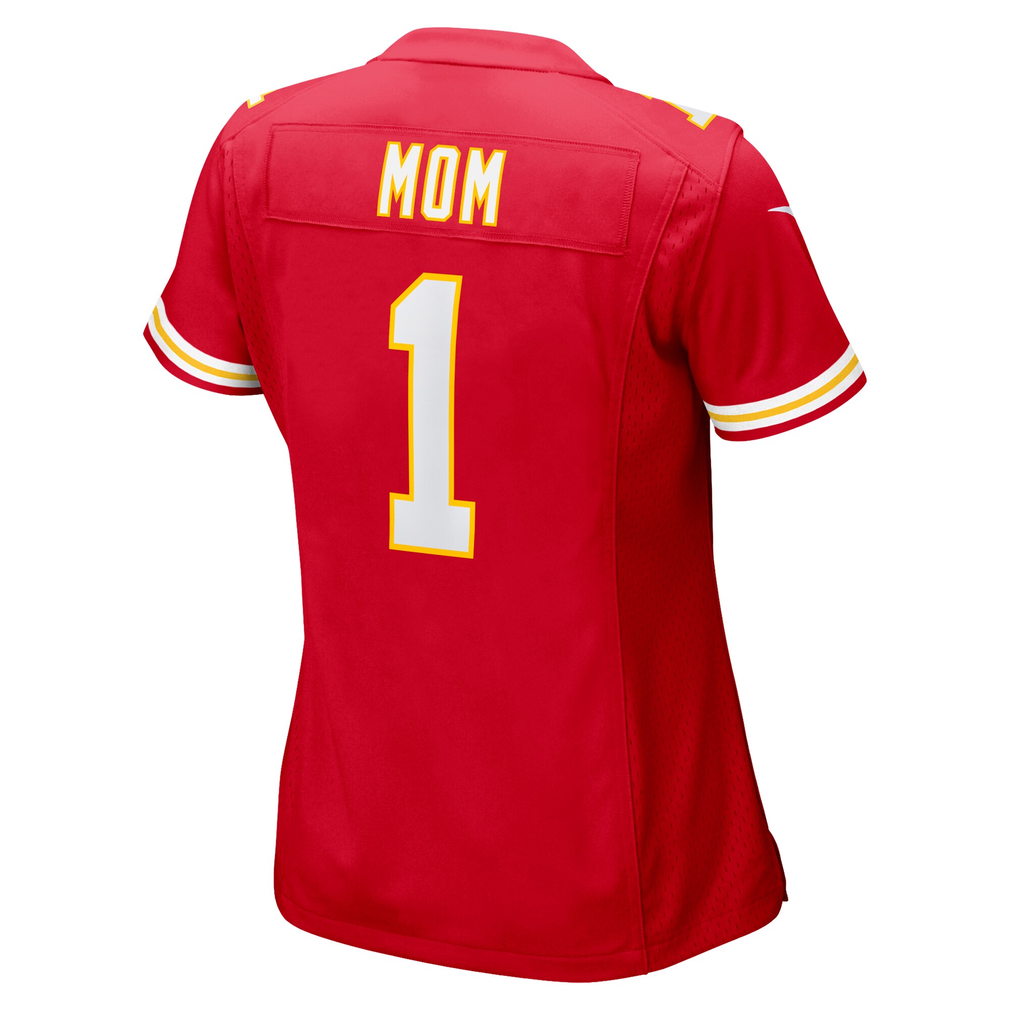 Number 1 Mom Kansas City Chiefs  Women's Game Jersey - Red