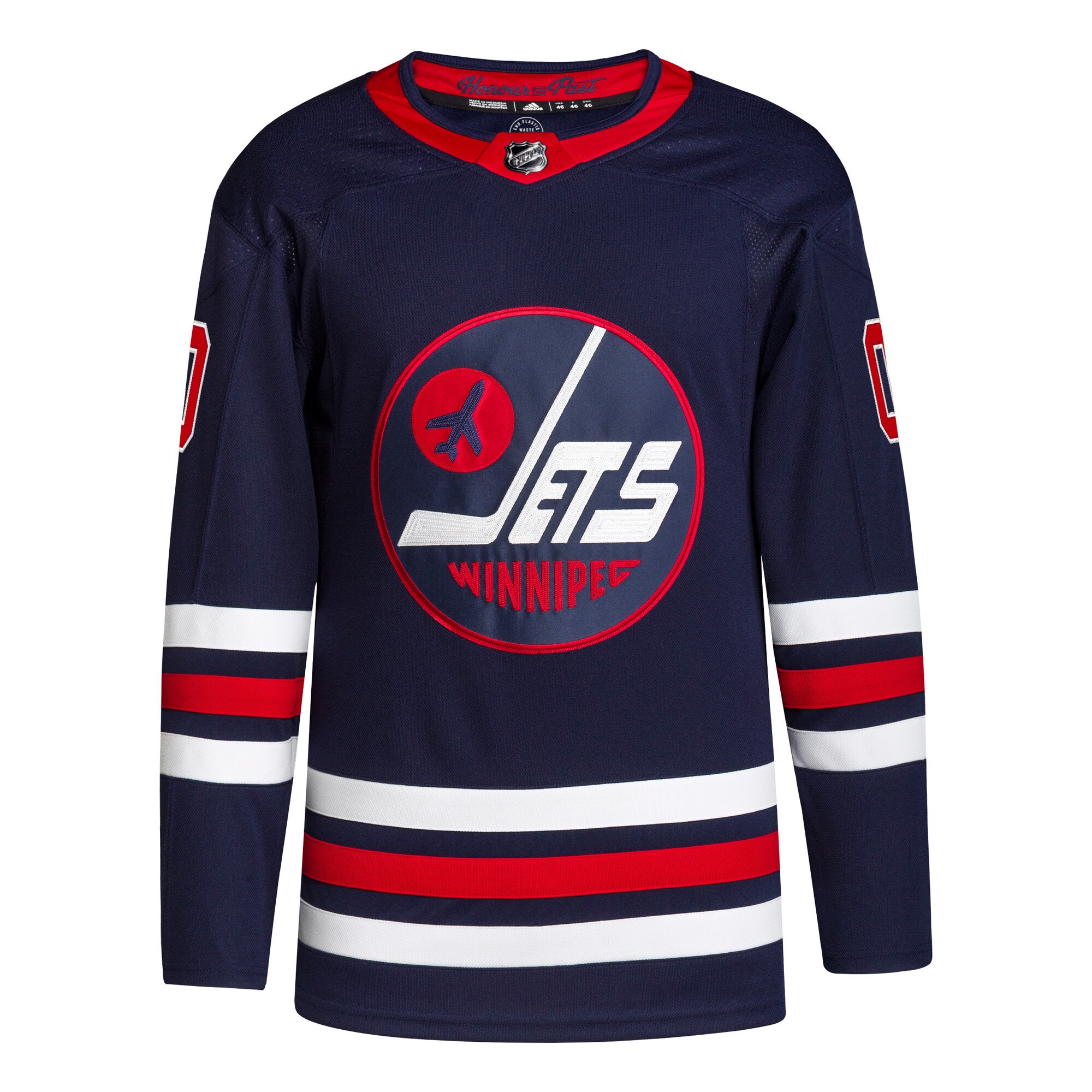 Winnipeg Jets adidas  Alternate 2021\/22 Primegreen Authentic Custom Jersey - Navy