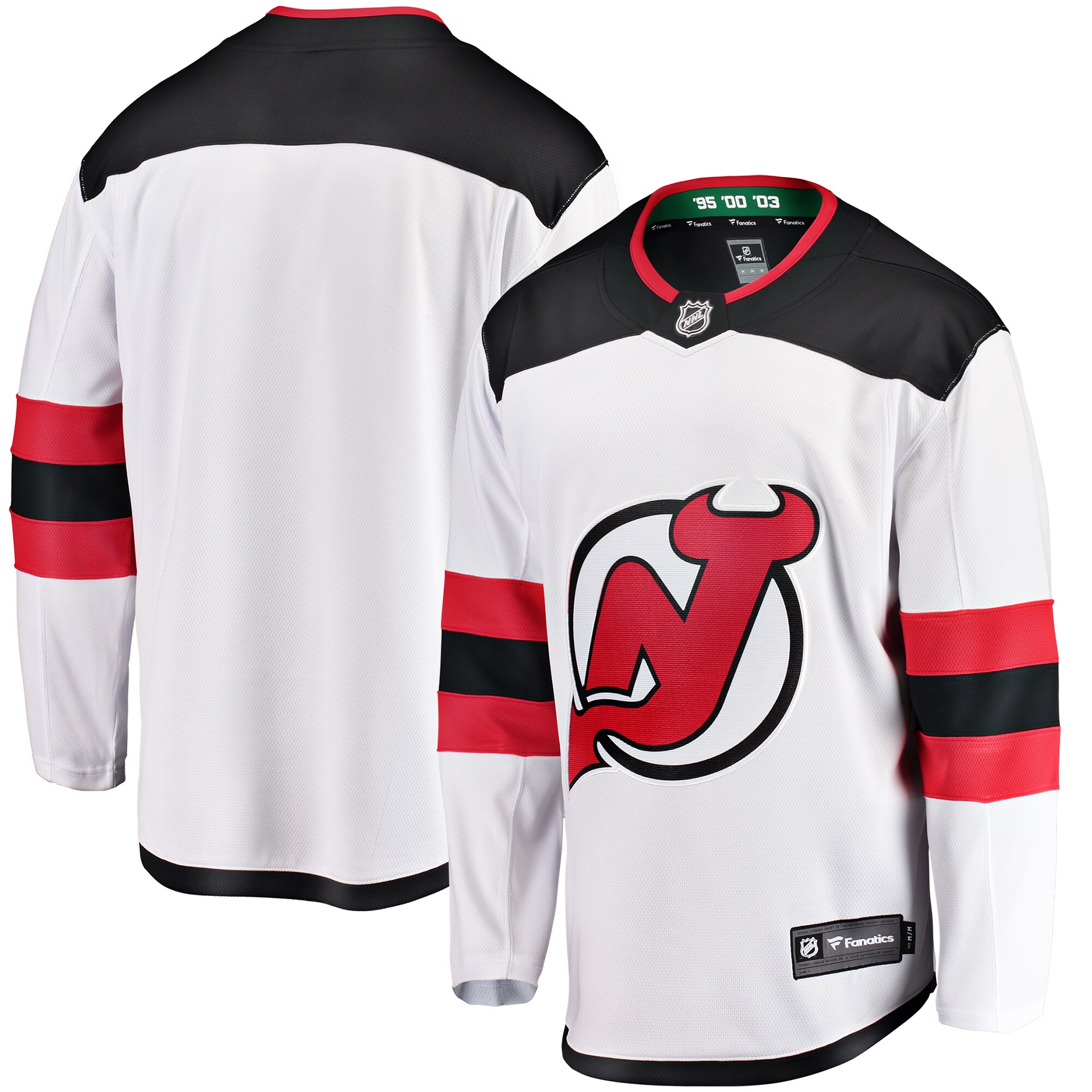 New Jersey Devils Fanatics Breakaway Away Jersey - White