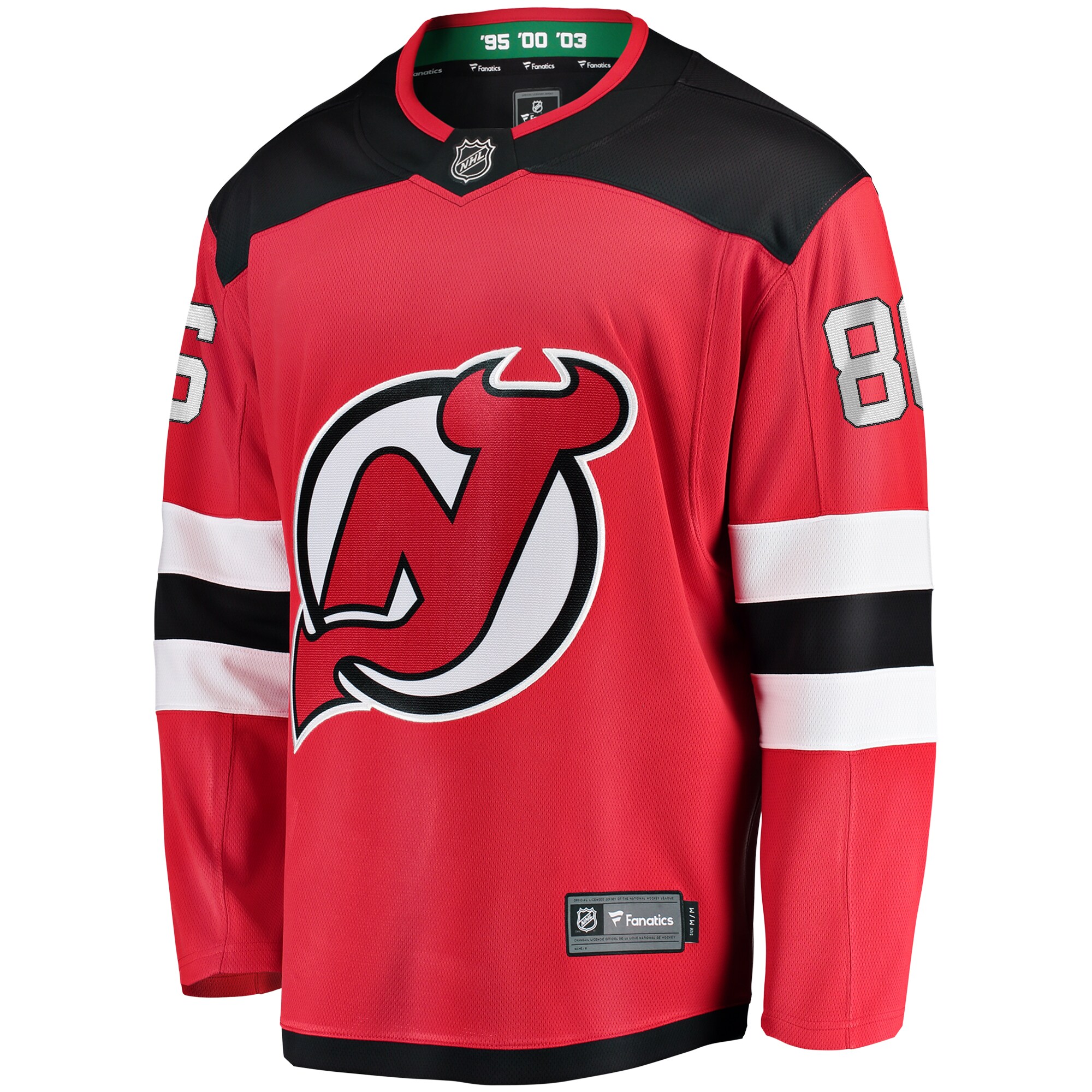 Jack Hughes New Jersey Devils Fanatics Youth Home Breakaway Player Jersey - Red