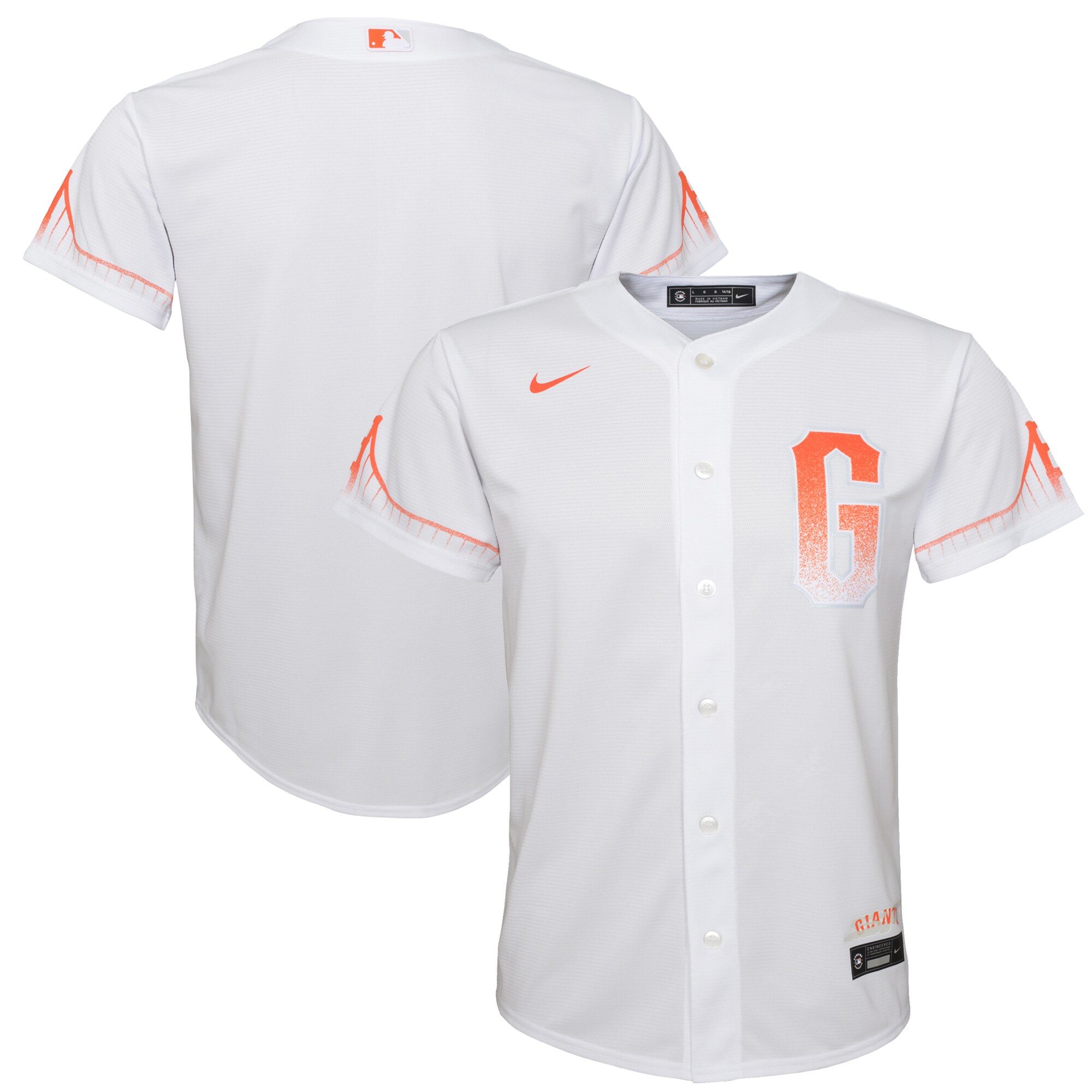 San Francisco Giants  Youth City Connect Replica Jersey - White