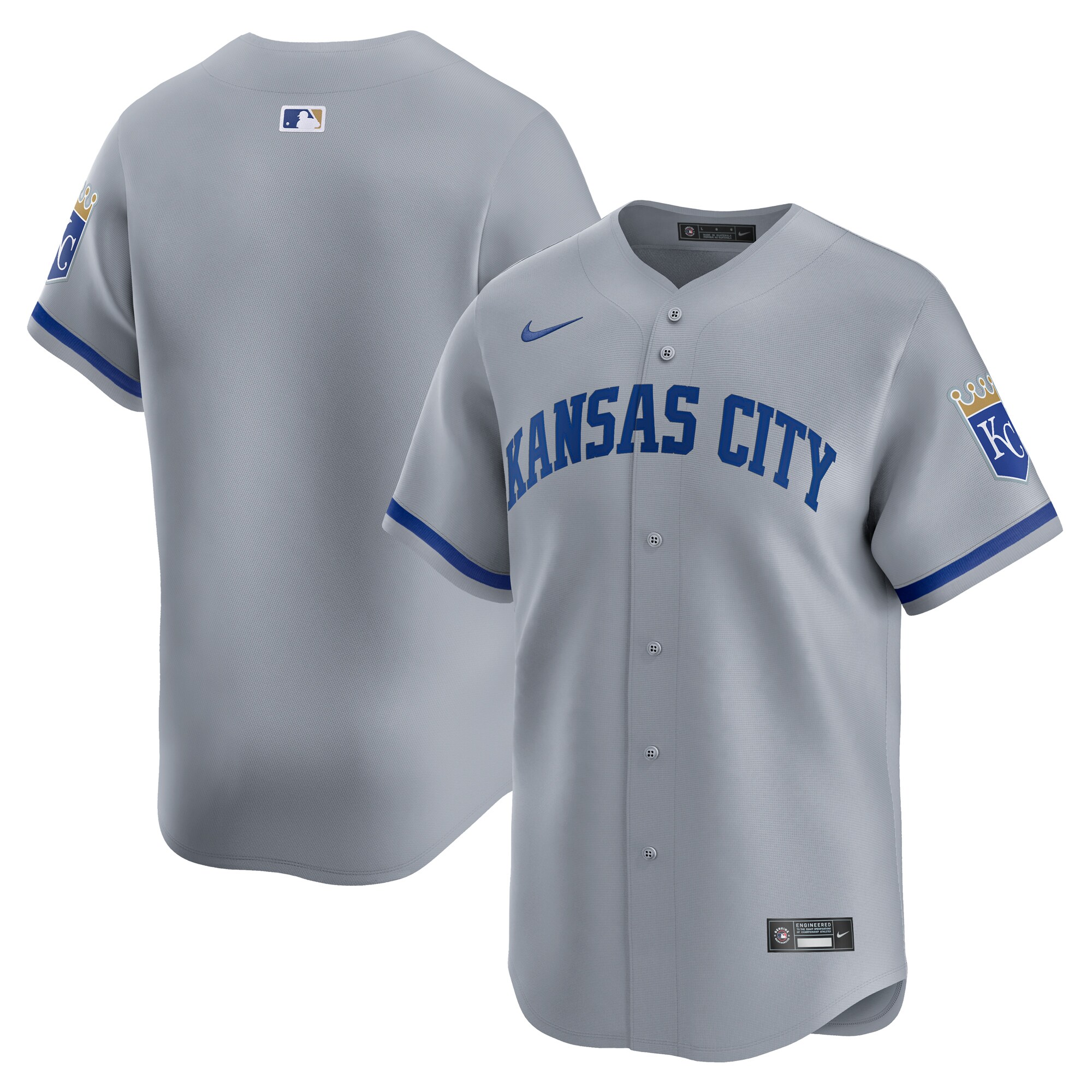 Kansas City Royals  Away Limited Jersey - Gray