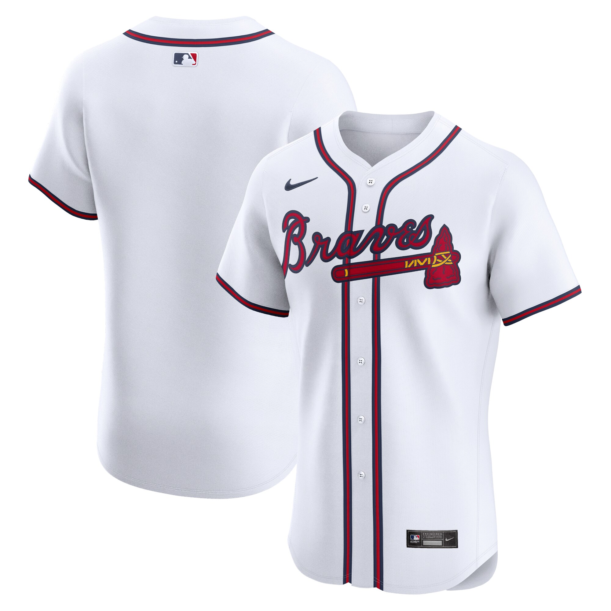 Atlanta Braves  Home Elite Jersey - White