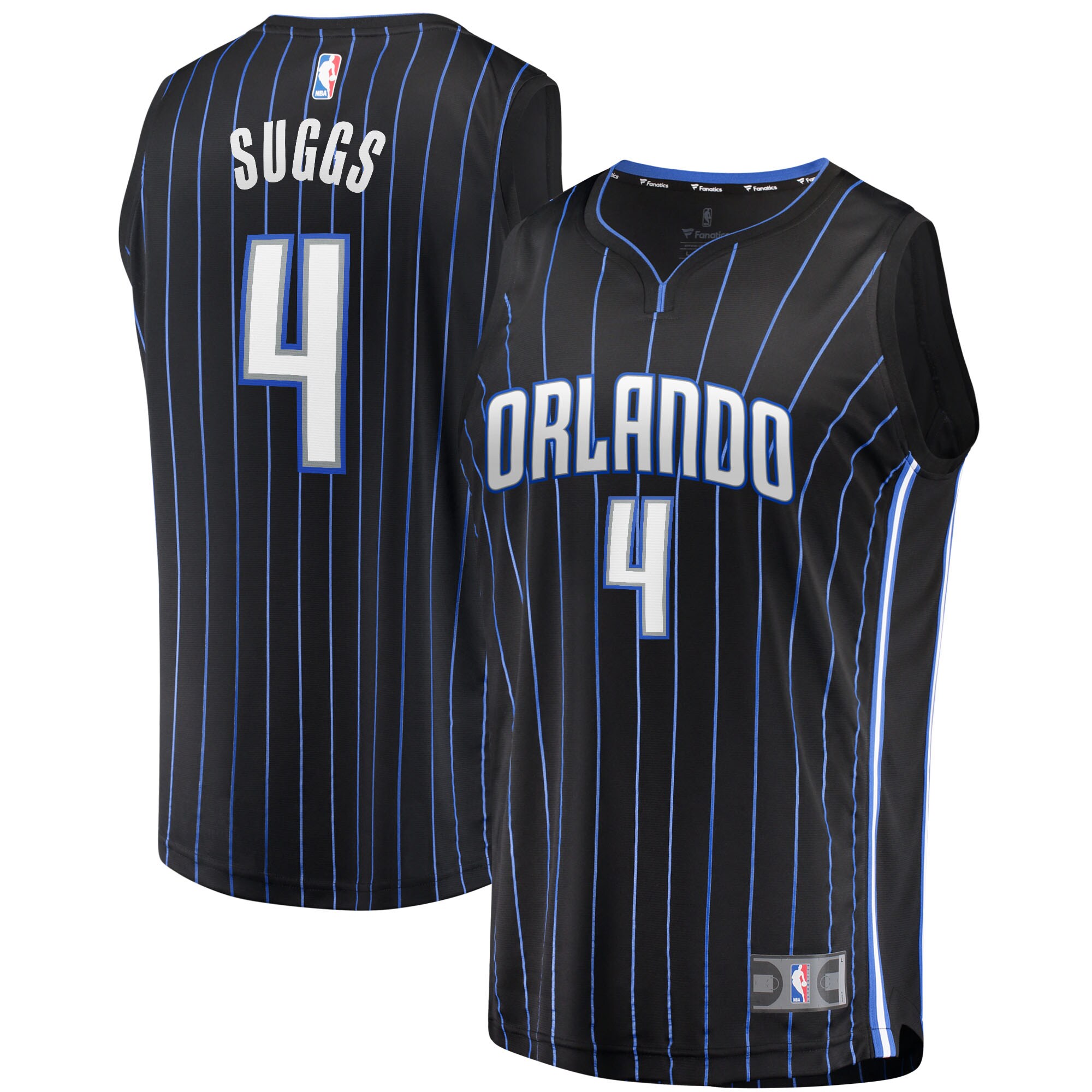 Jalen Suggs Orlando Magic Fanatics Fast Break Replica Jersey - Icon Edition - Black