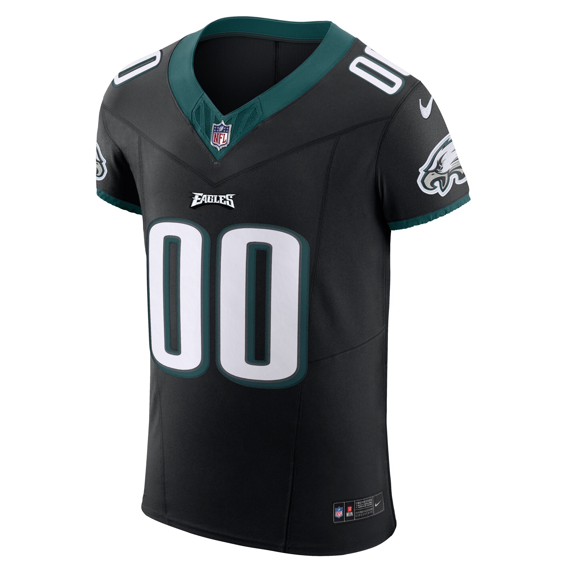 Philadelphia Eagles  Alternate Vapor F.U.S.E. Elite Custom Jersey - Black
