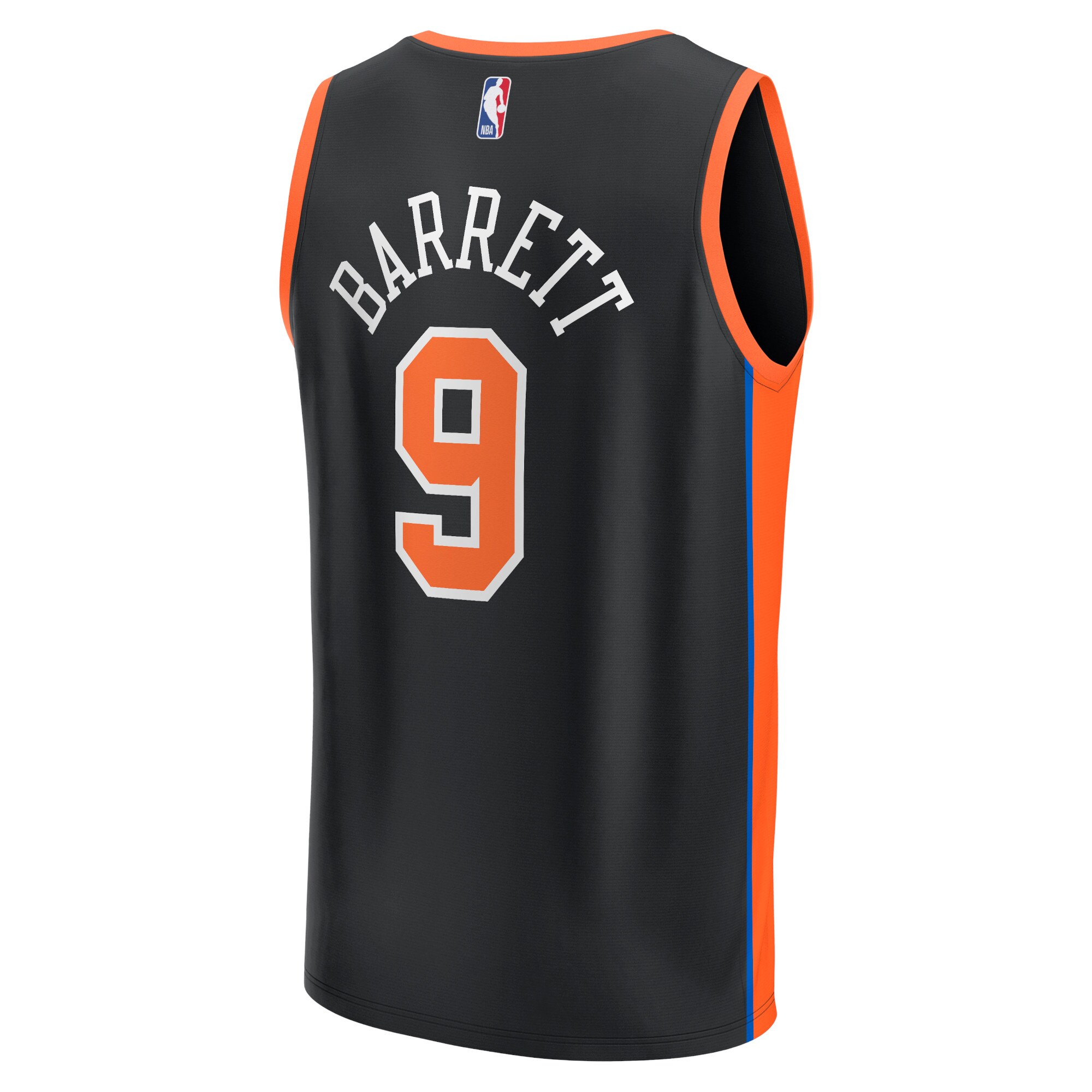RJ Barrett New York Knicks Fanatics Fastbreak Jersey - City Edition - Black