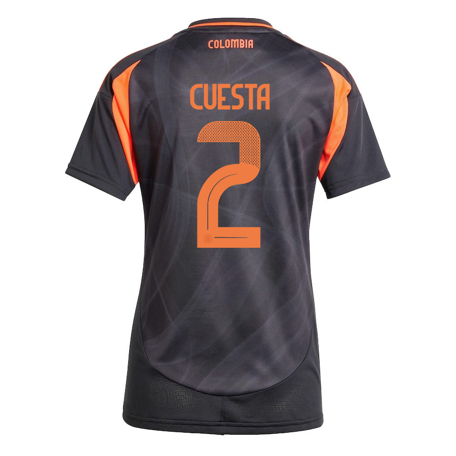 Carlos Cuesta 2 Colombia National Team 2024/25 Away Women Jersey - Black