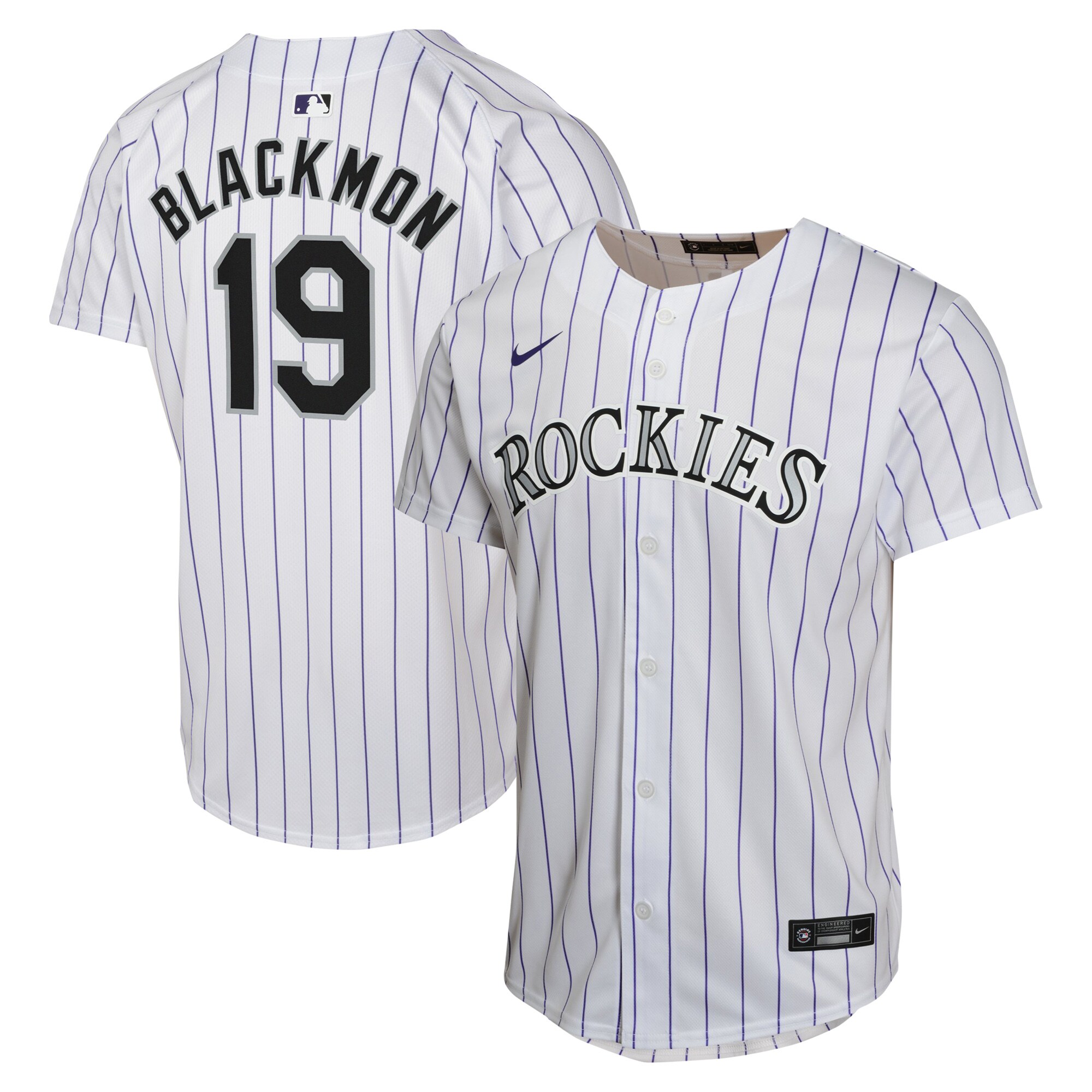 Charlie Blackmon Colorado Rockies  Youth Home Game Player Jersey - White