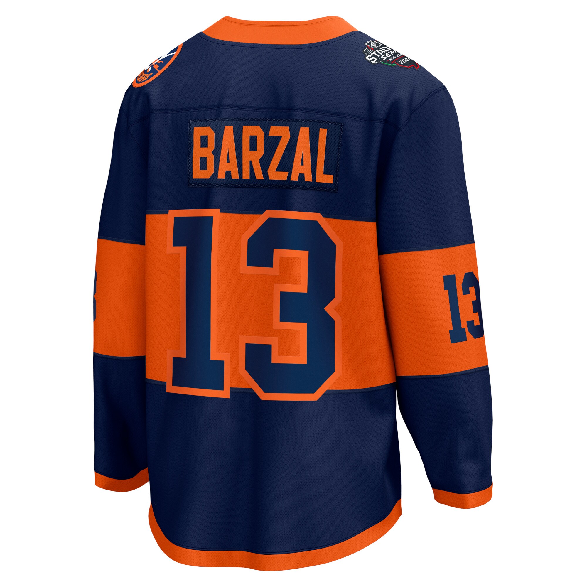 Mathew Barzal New York Islanders Fanatics 2024 NHL Stadium Series Breakaway Player Jersey\u00c2\u00a0\u00e2\u20ac\u201c Navy